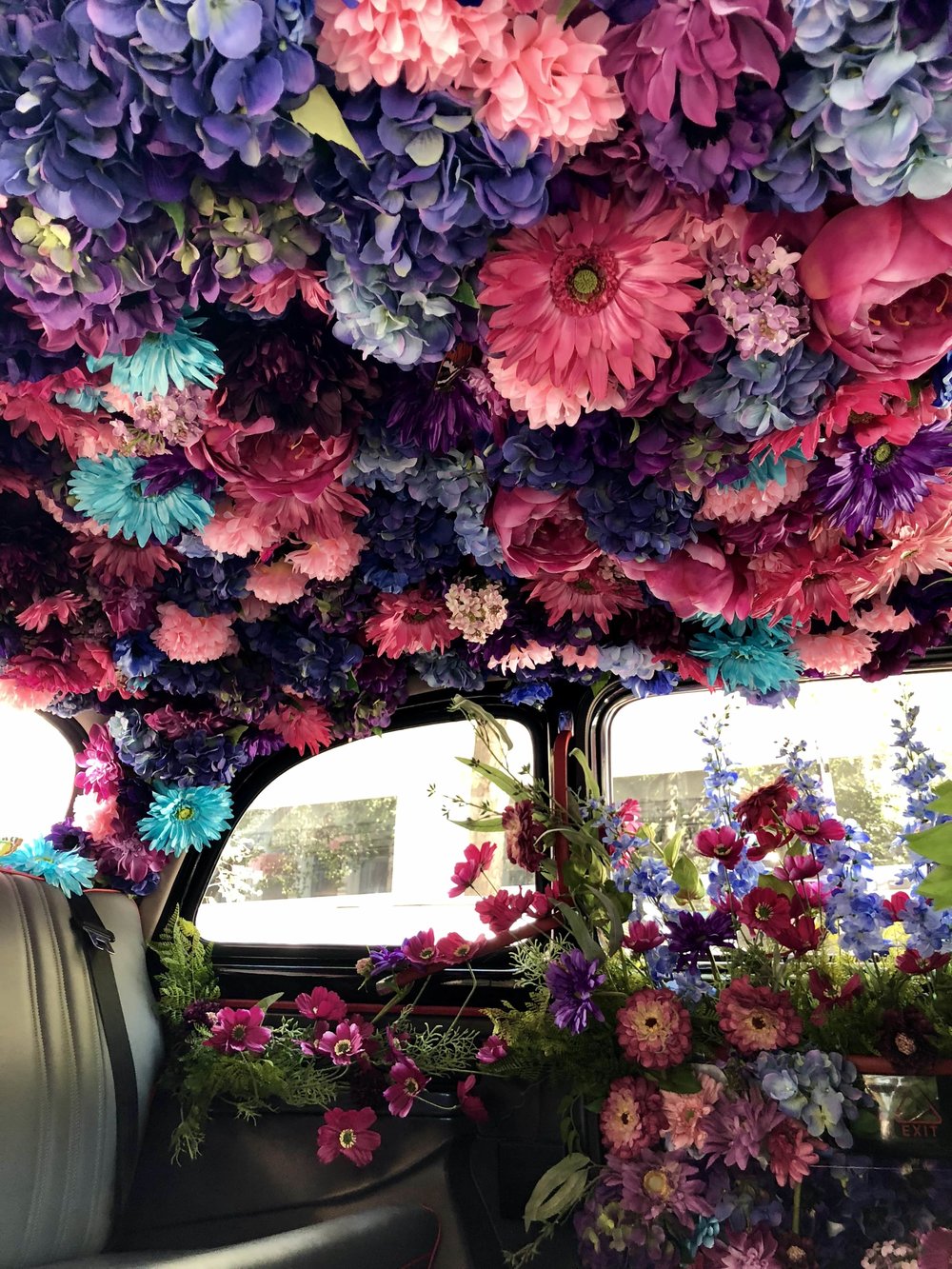 Ted Baker Activation Inside Cab- B Floral