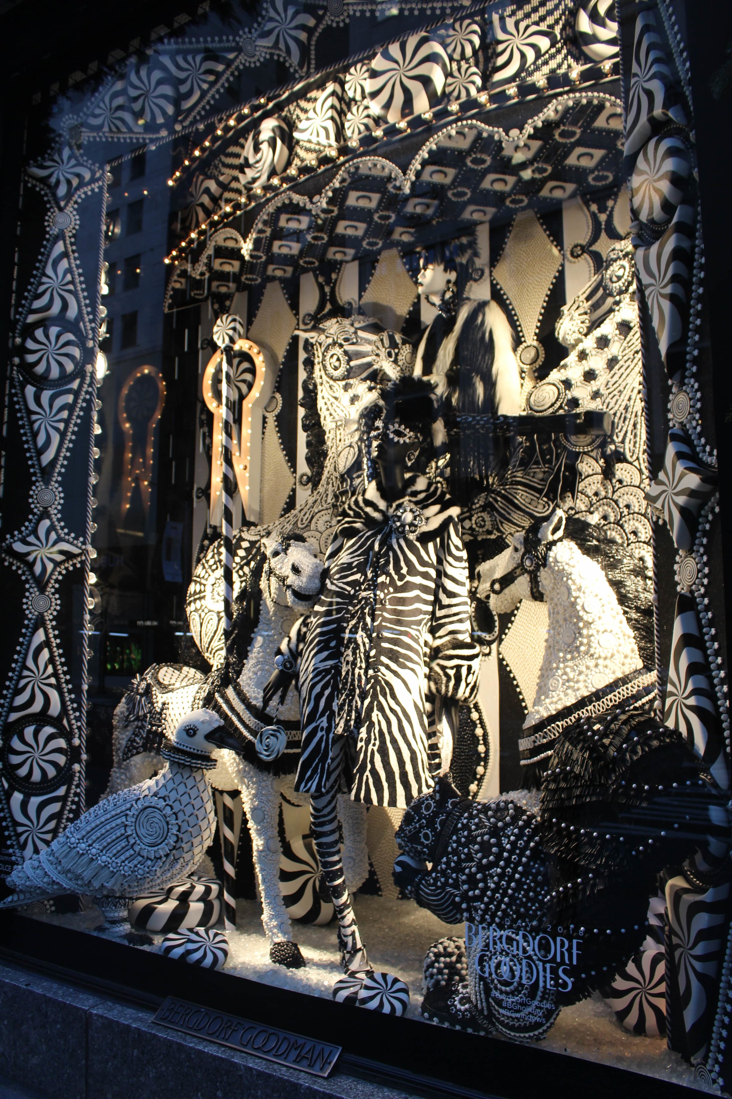 BERGDORF GOODMAN WINDOW - B FLORAL