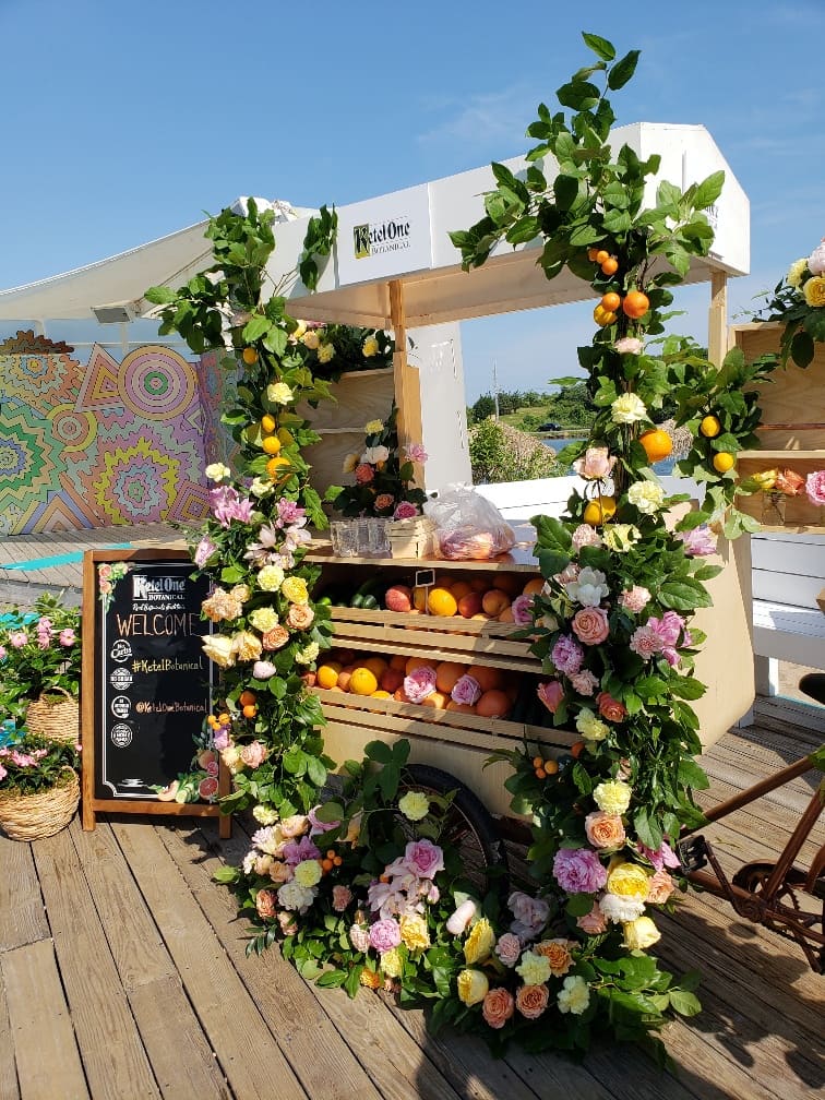 KETEL ONE BRANDED CART - B FLORAL