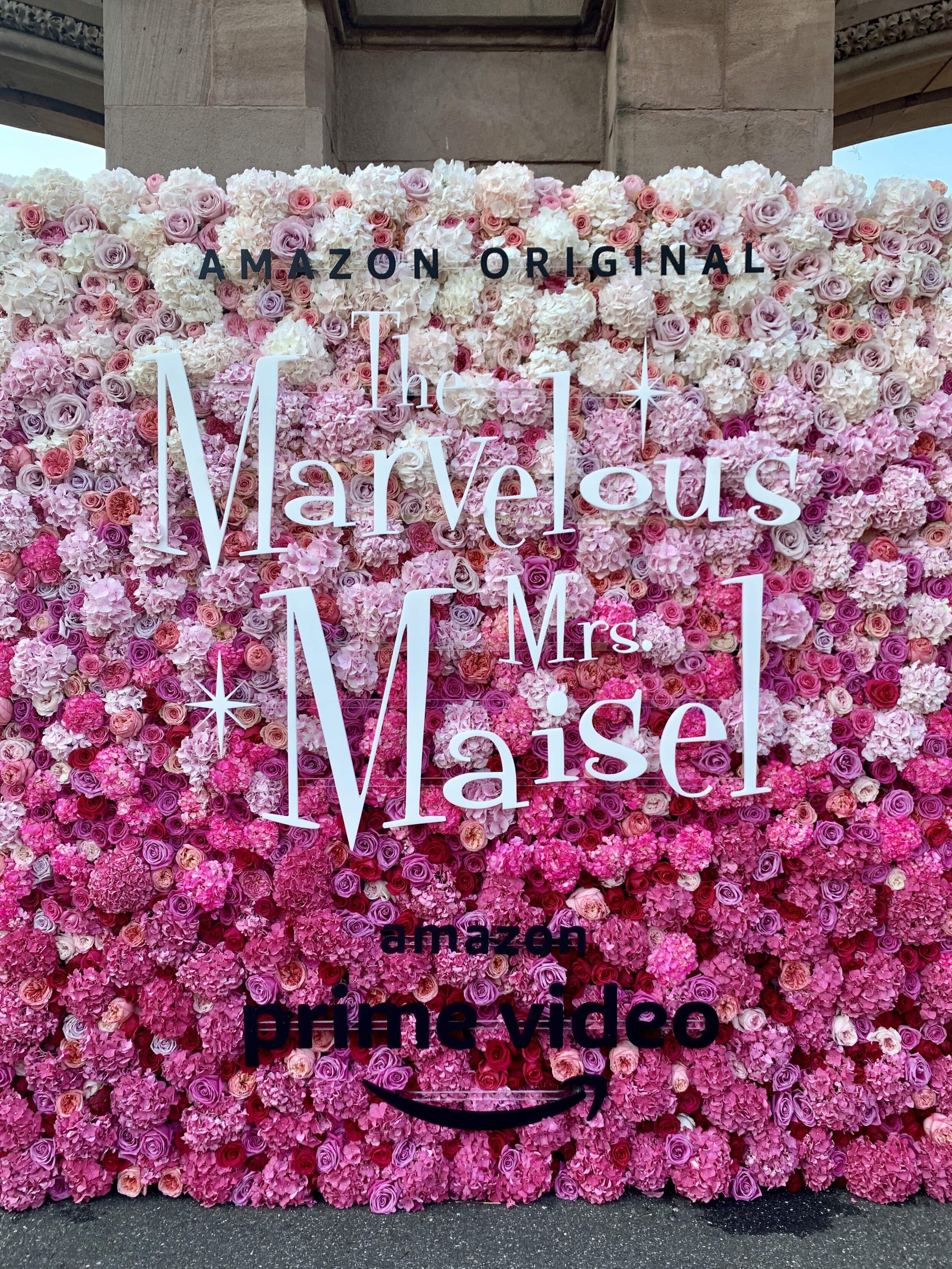 The Marvelous Mrs. Maisel Flower Wall
