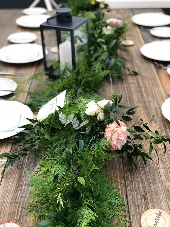 wedding greenery table runner with florals.jpg