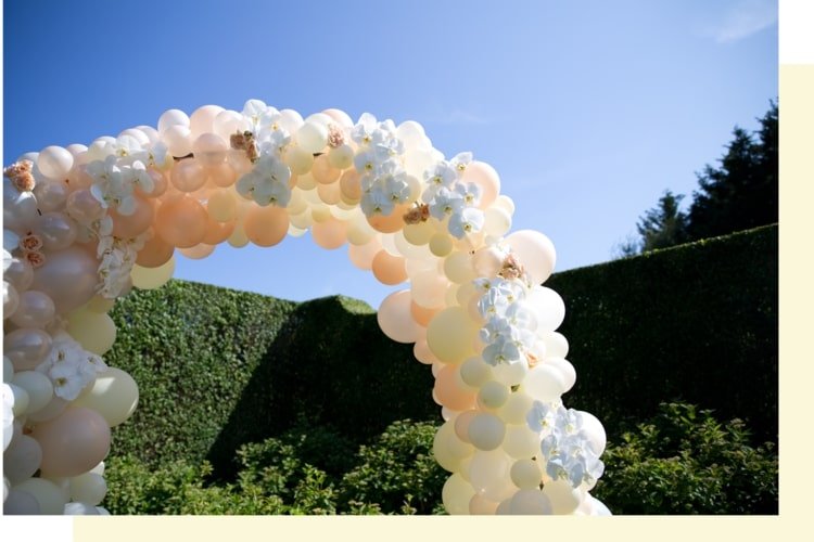 Create A Focal Point For A Groundbreaking Event With A Balloon Archway   Ceremonial Groundbreaking, Grand Opening , Crowd Control & Memorial Supplies