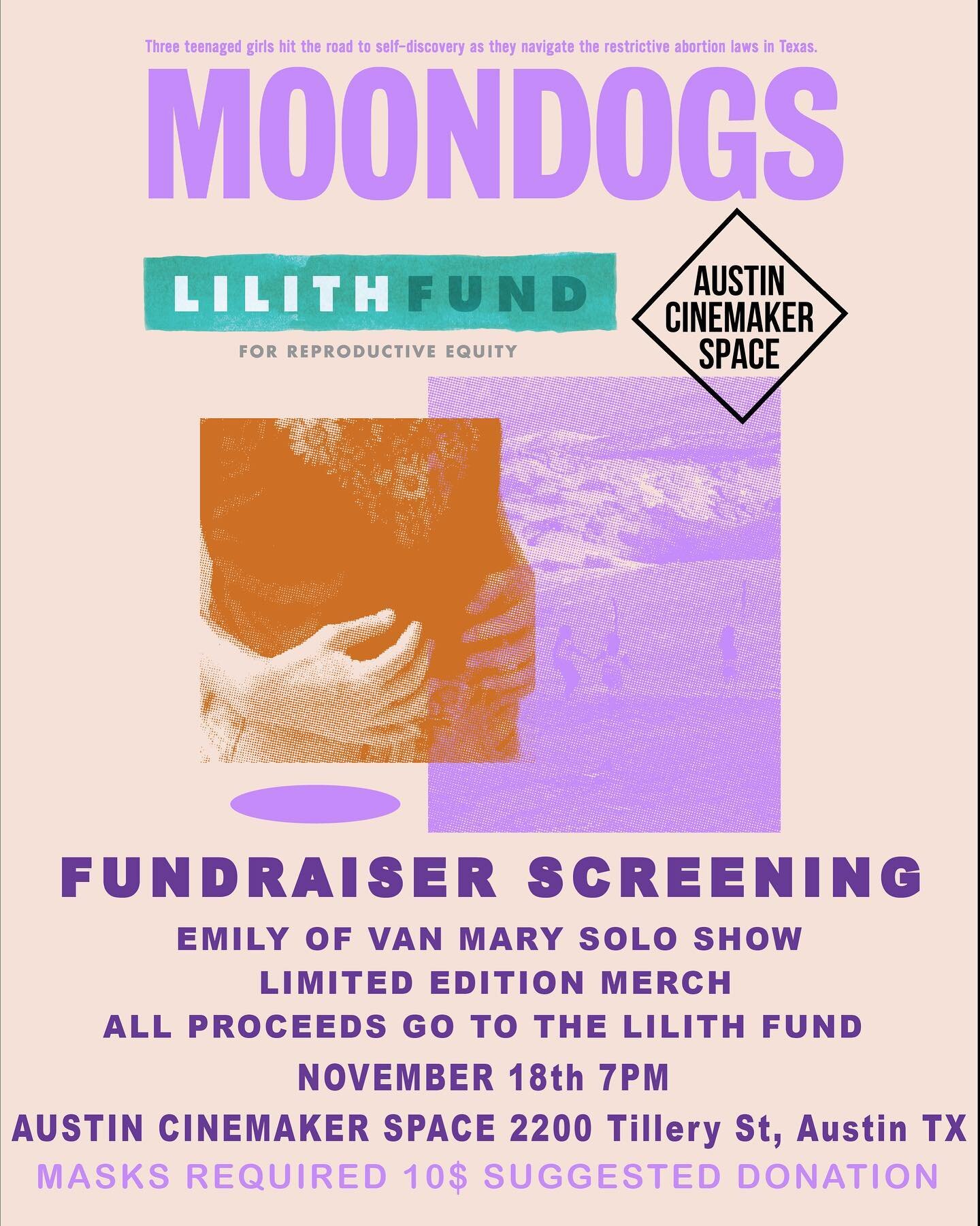 Hey!! Are you going to be there?? Link in bio. Also, BIG news. We&rsquo;ve already raised 416$ for the Lilith fund thanks to our tee shirt sales. Thank you to everyone who bought one!!