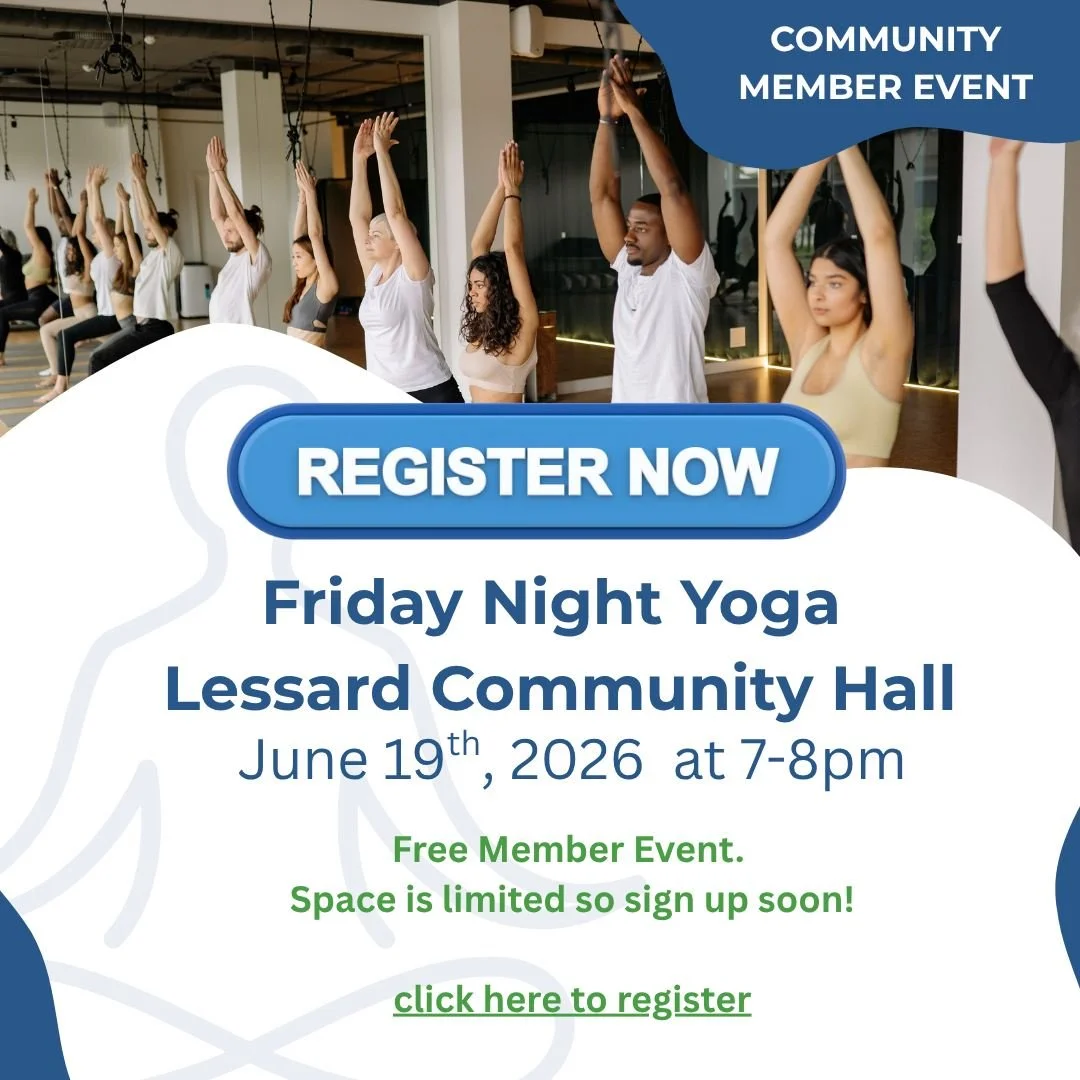 Join us June 19th for Yoga at the Hall. Members are free, non members are $10. All are welcome for this intro to Yoga. Namaste! Register online at https://lessard.getcommunal.com/member/parent_programs/3693