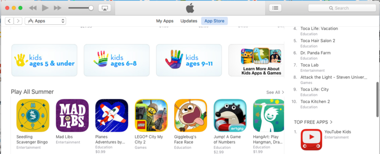  Featured in the  Fun All Summer  category in the Appstore 