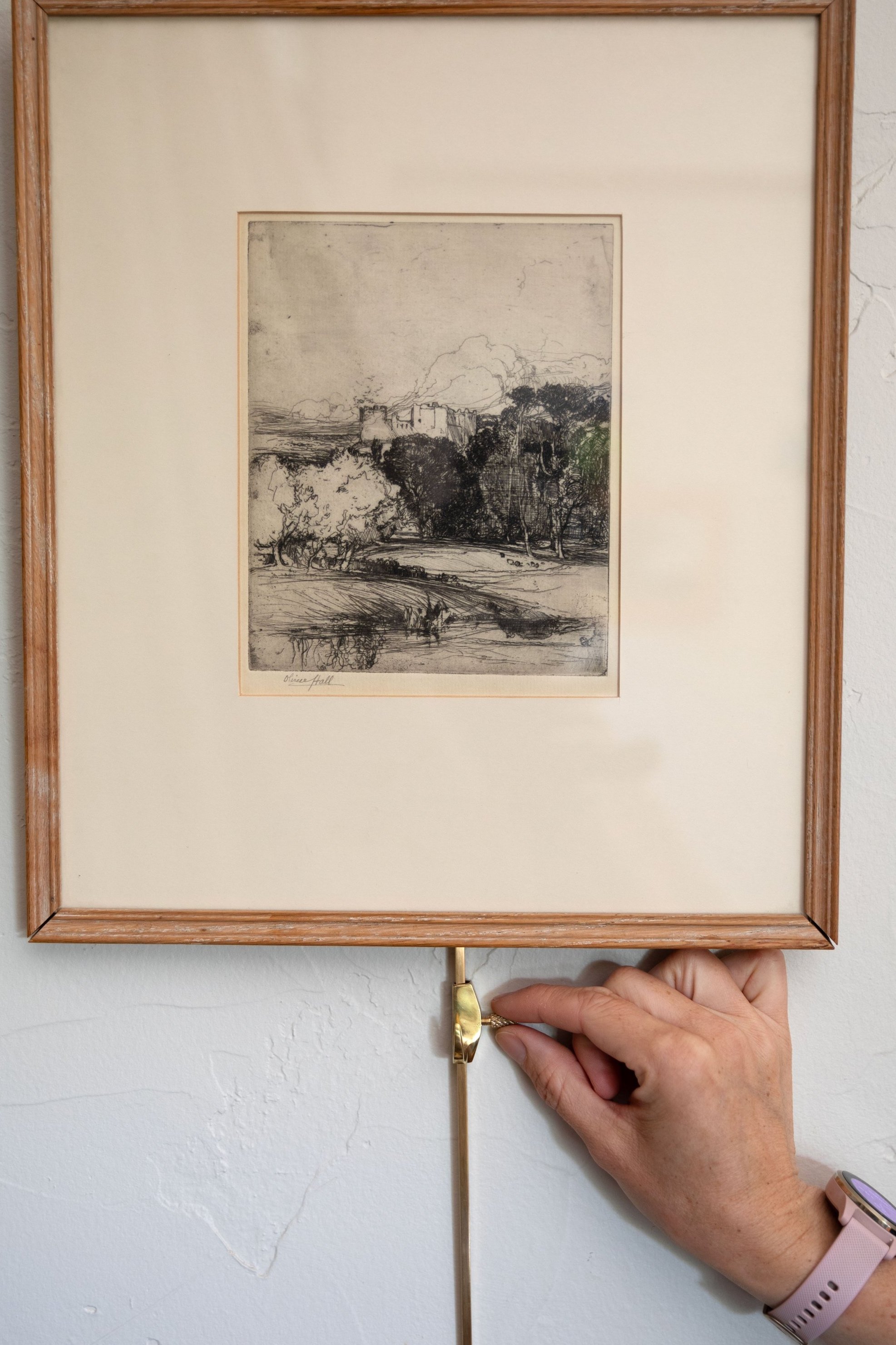 How we Hang Art on our Picture Rail Molding — The Grit and Polish
