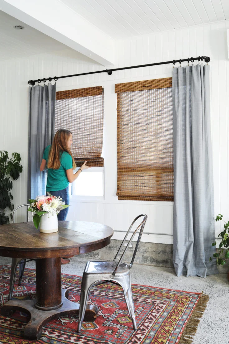 Tacoma Converted Garage // Window Treatments with Lowe's (+ Our Favorite Option for Rentals)