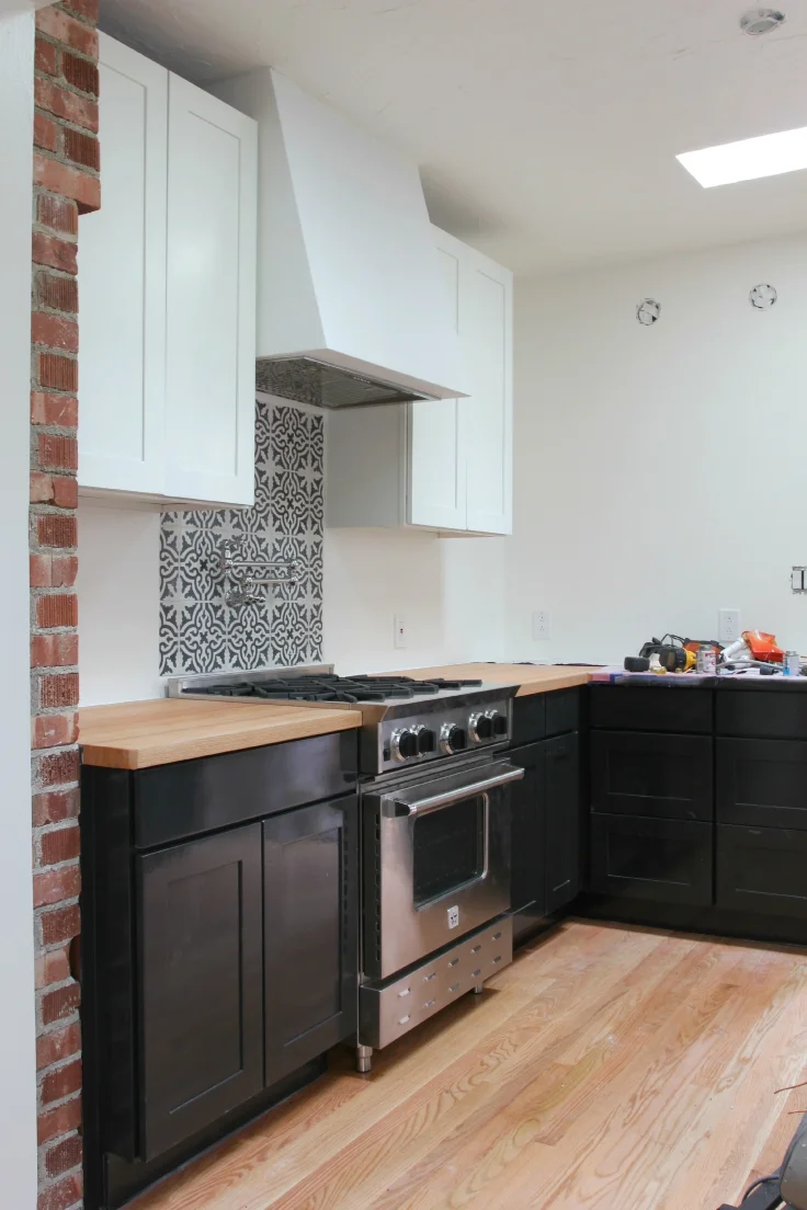 Our Tuxedo Kitchen Progress