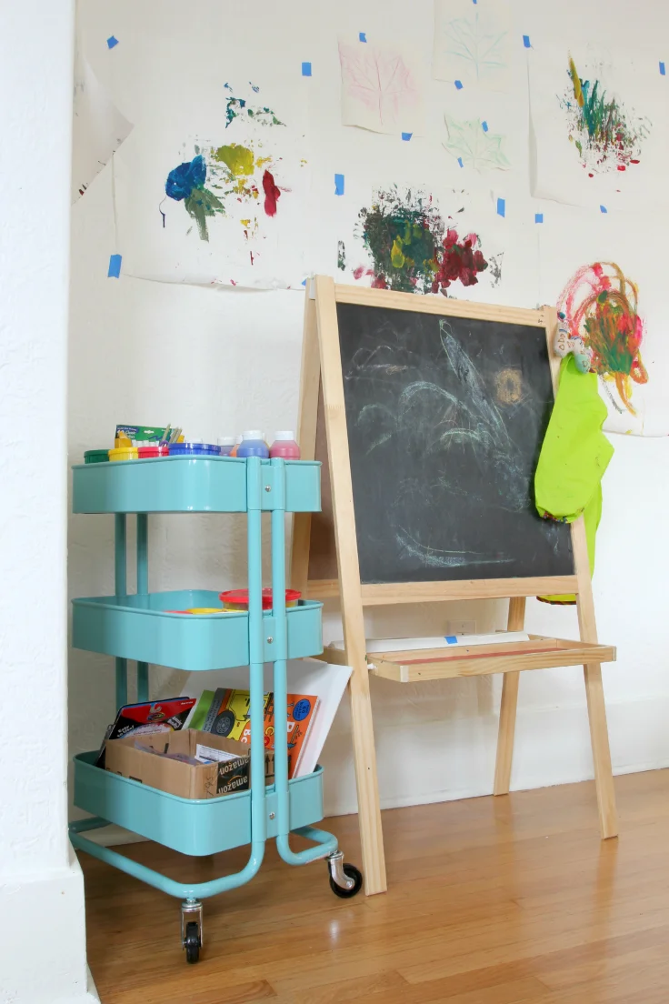 Wilder's Art Nook in the Dining Room