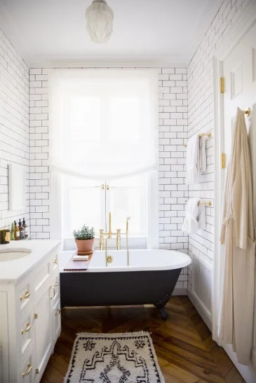 Bathroom Inspiration and Collard Greens