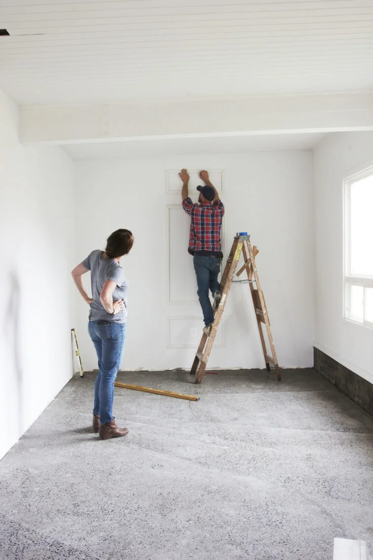 Tacoma Converted Garage // DIY Picture Frame Molding in the Dining Nook