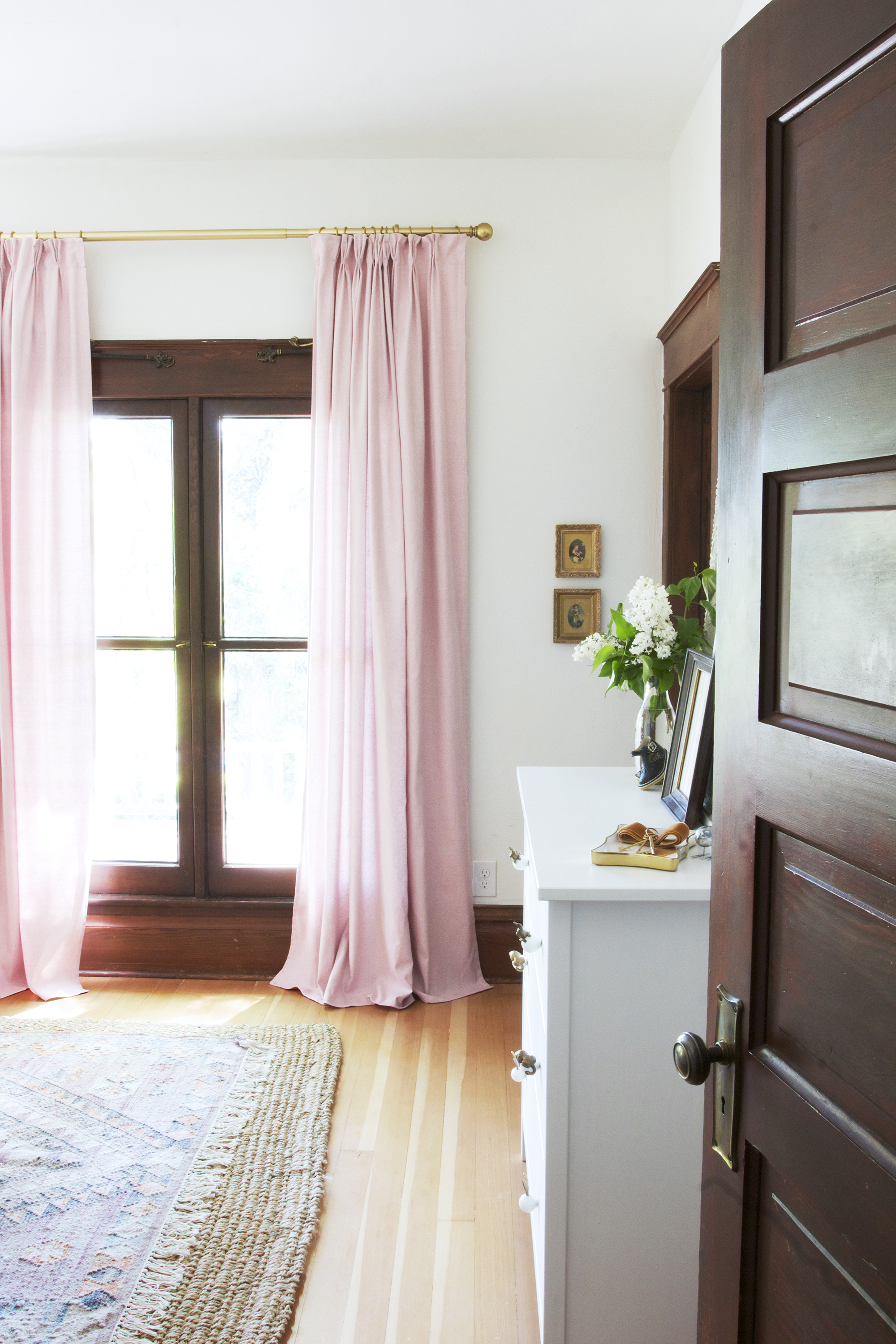 The+Grit+and+Polish+ +Farmhouse+Pink+Pinch+Pleated+Curtains