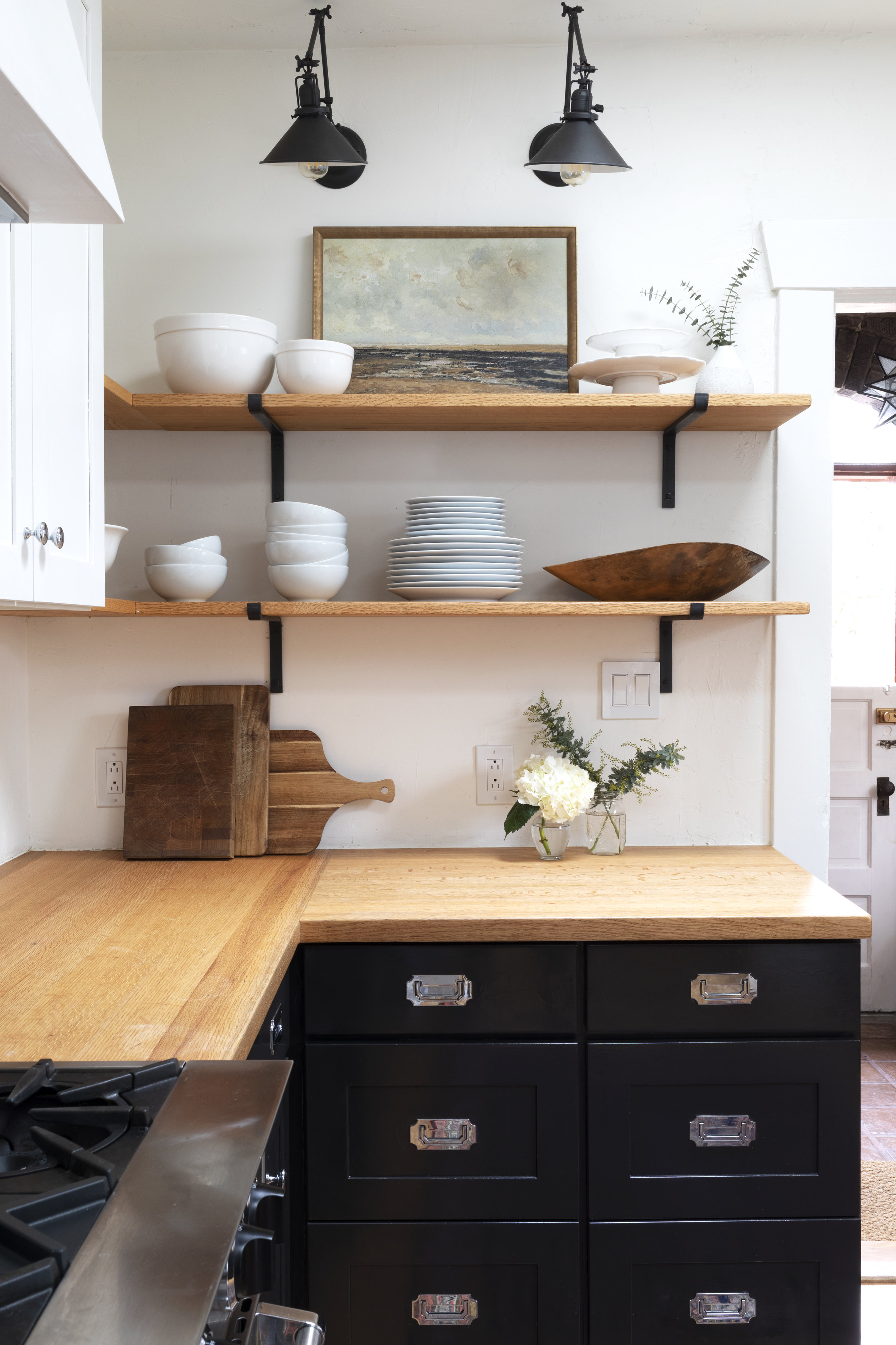 Red Oak Shelves, Counters, Floors