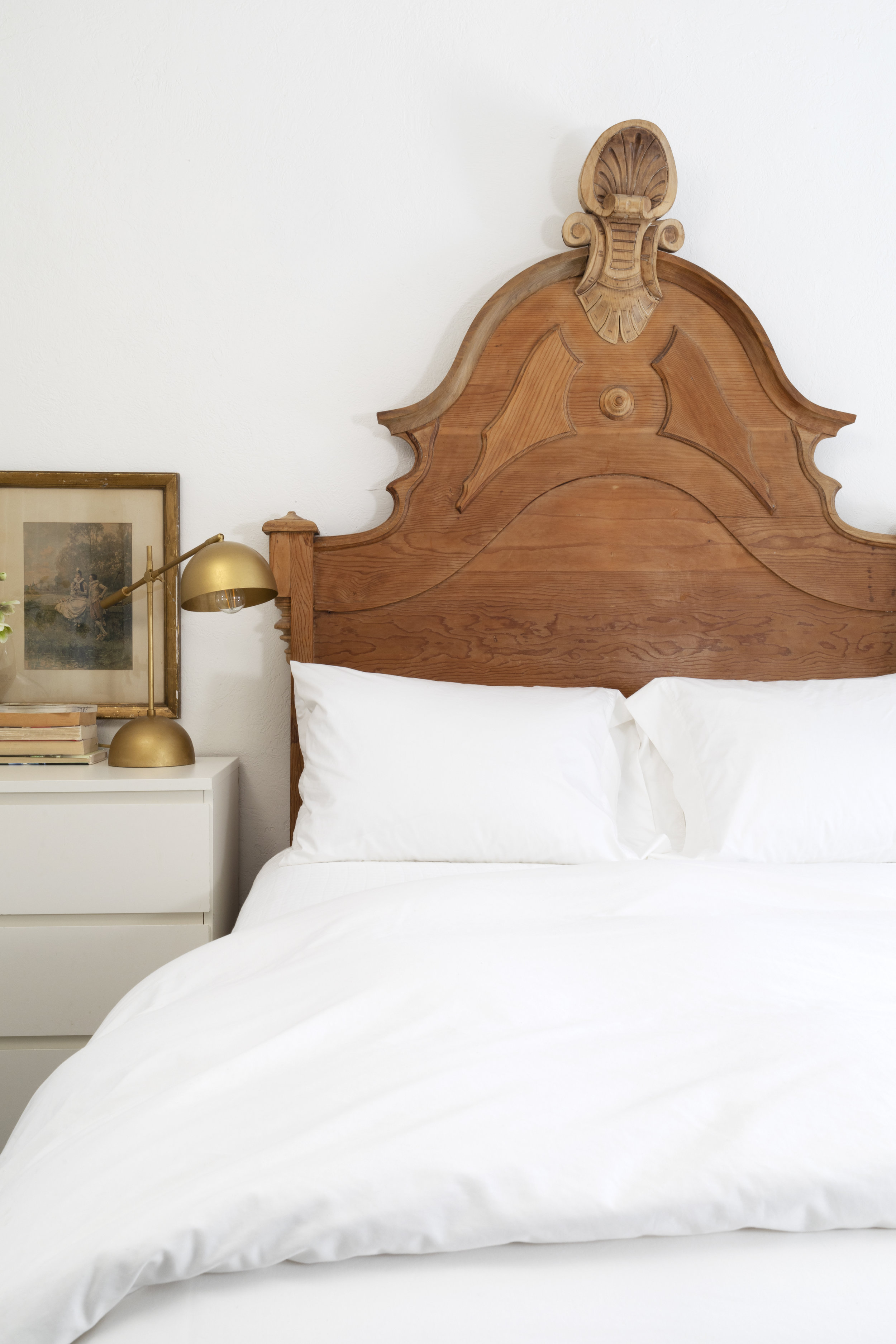 1. The Grit and Polish - Dexter Master The Company Store White Bed.jpg