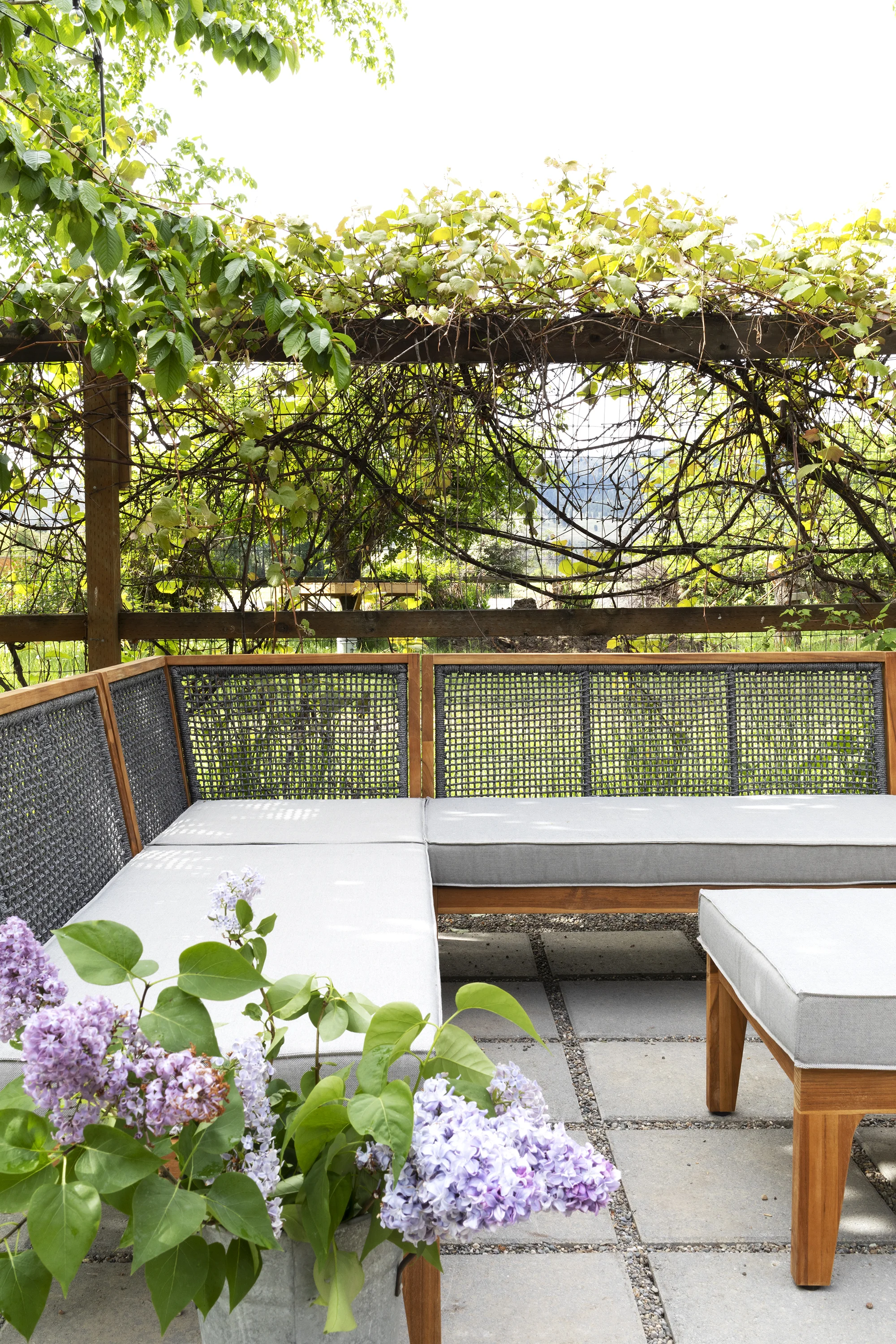 The Grit and Polish - Farmhouse Garden Patio Sectional.jpg