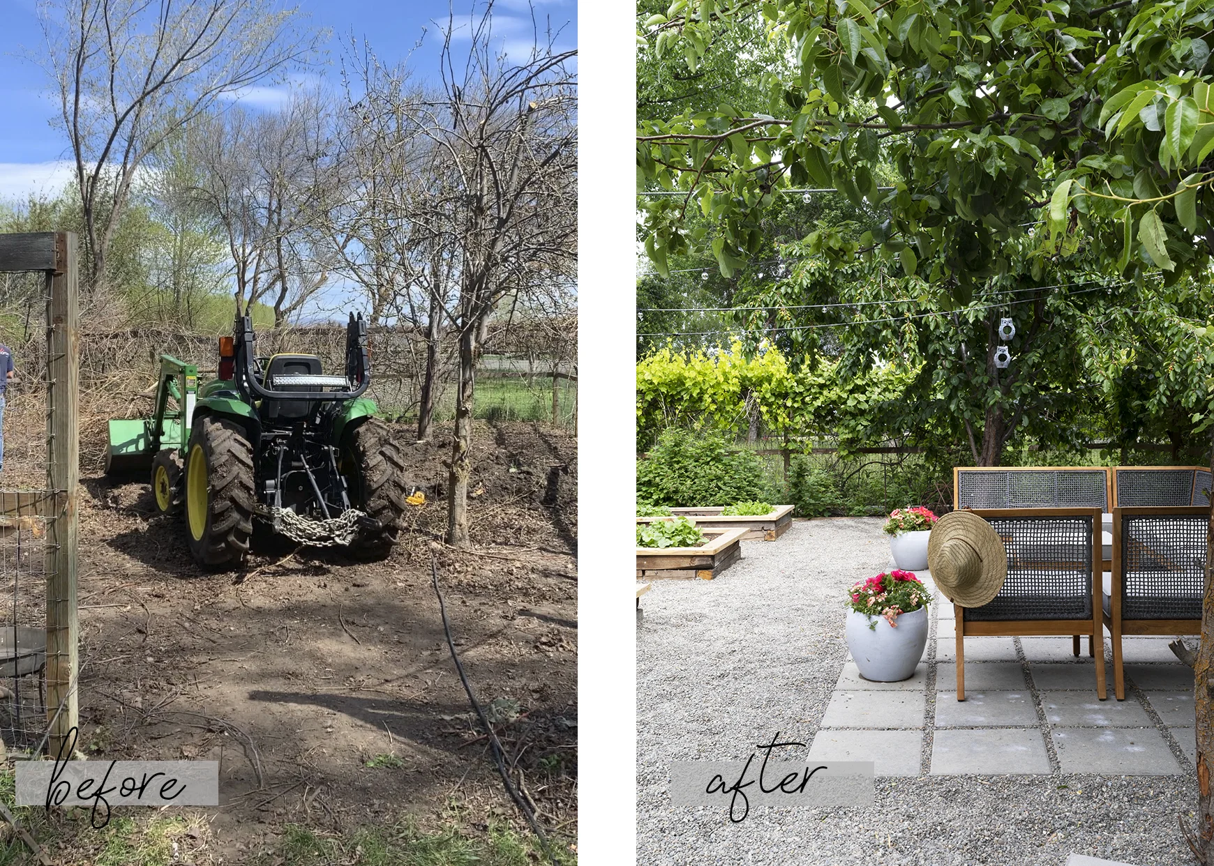 The Grit and Polish - Farmhouse Garden BEFORE AND AFTER 2.2.jpg