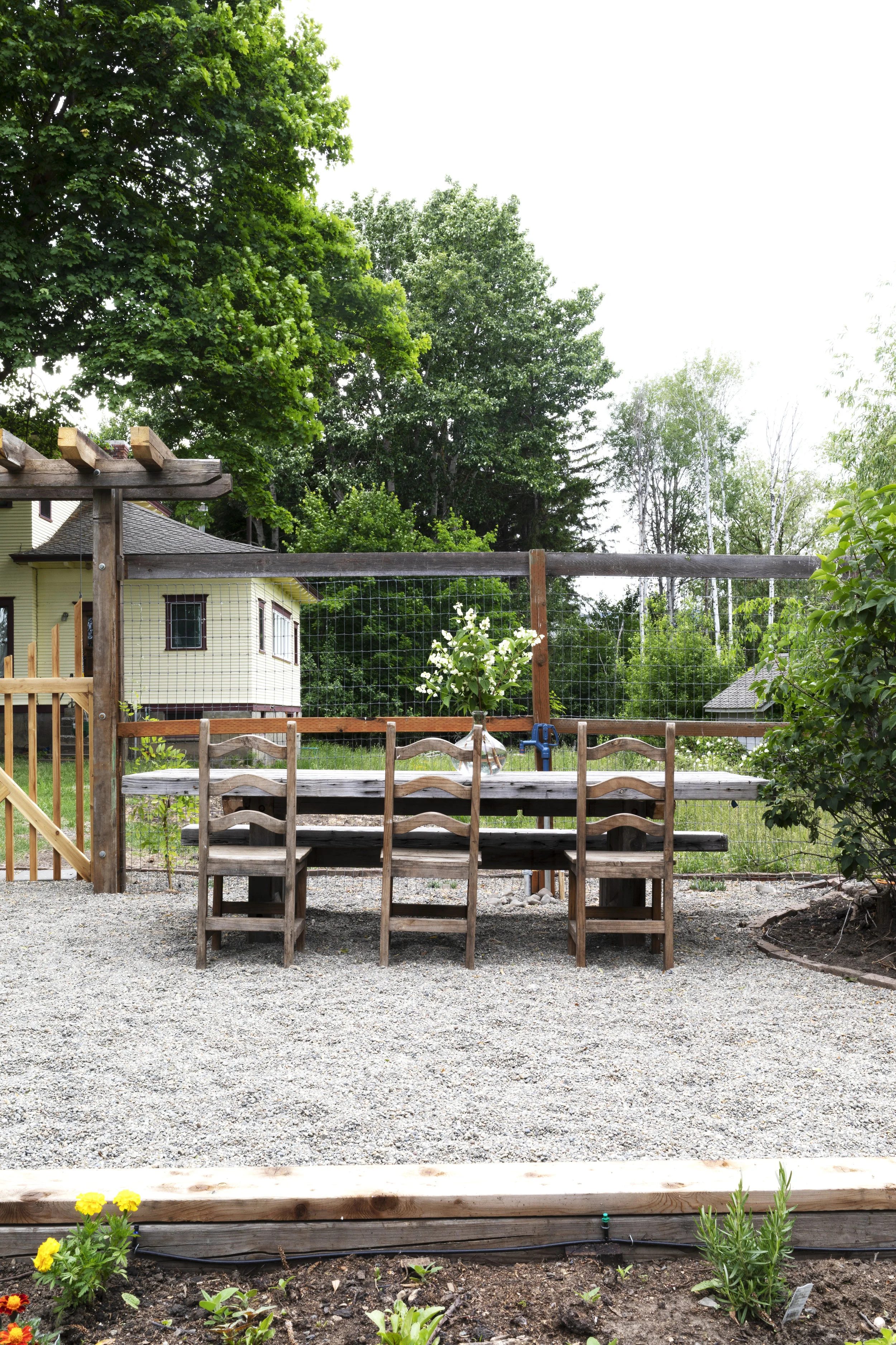 The Grit and Polish - Farmhouse Garden Table + House.jpg