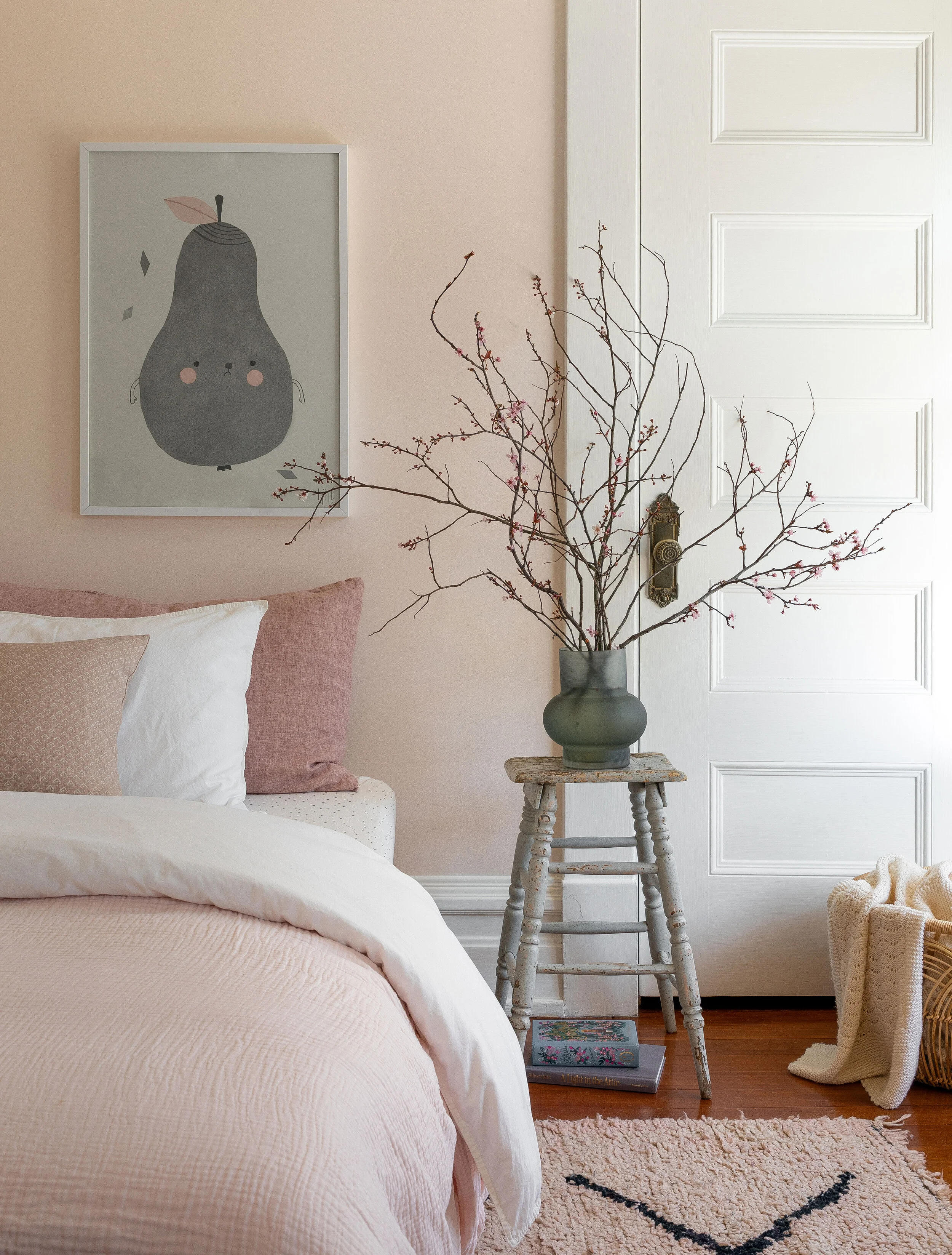 The Grit and Polish | Lisa Staton Bellinham Four Square bedroom pink.jpg