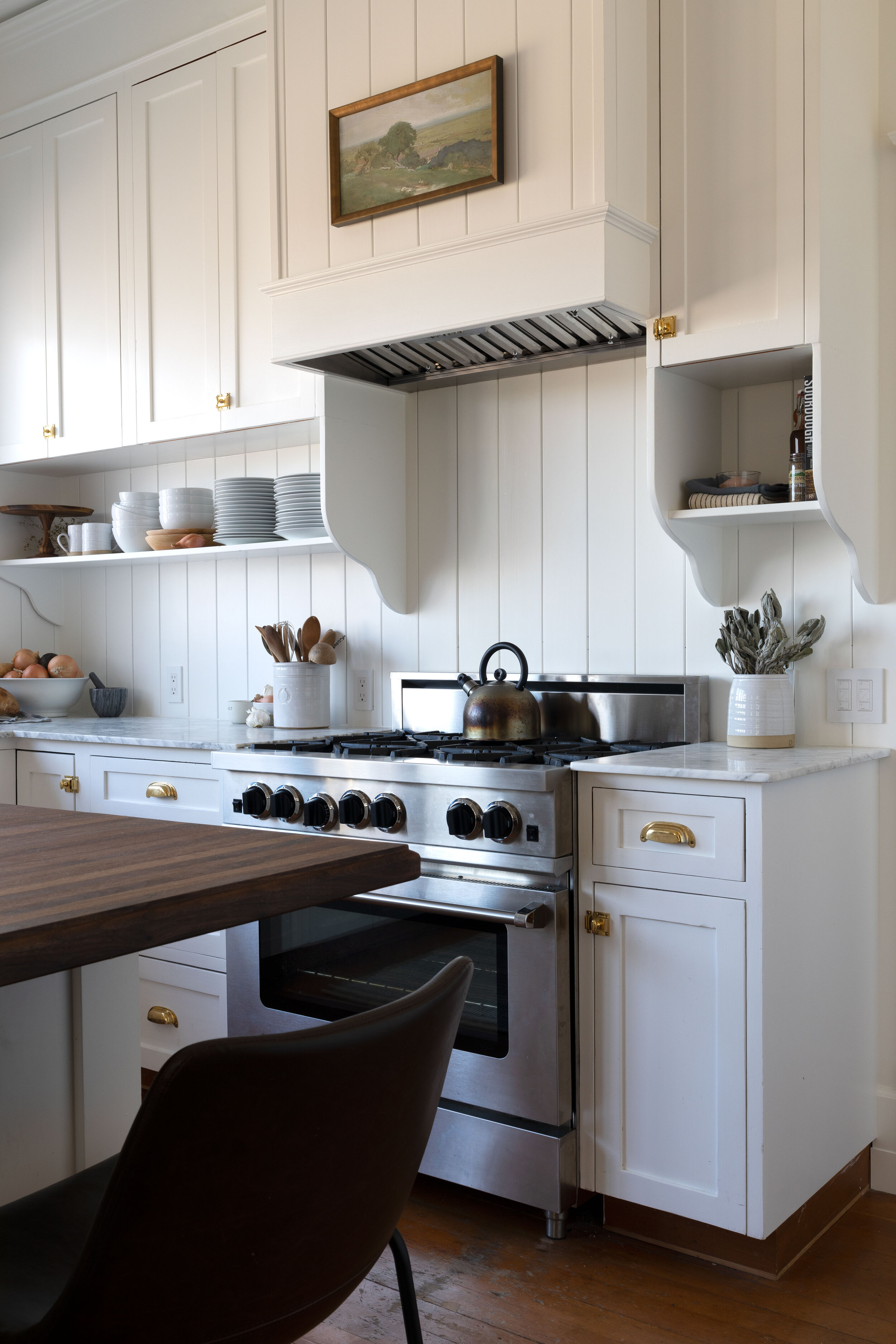 Why We Added a Backsplash To our Range (+ How the Paneling is Holding ...