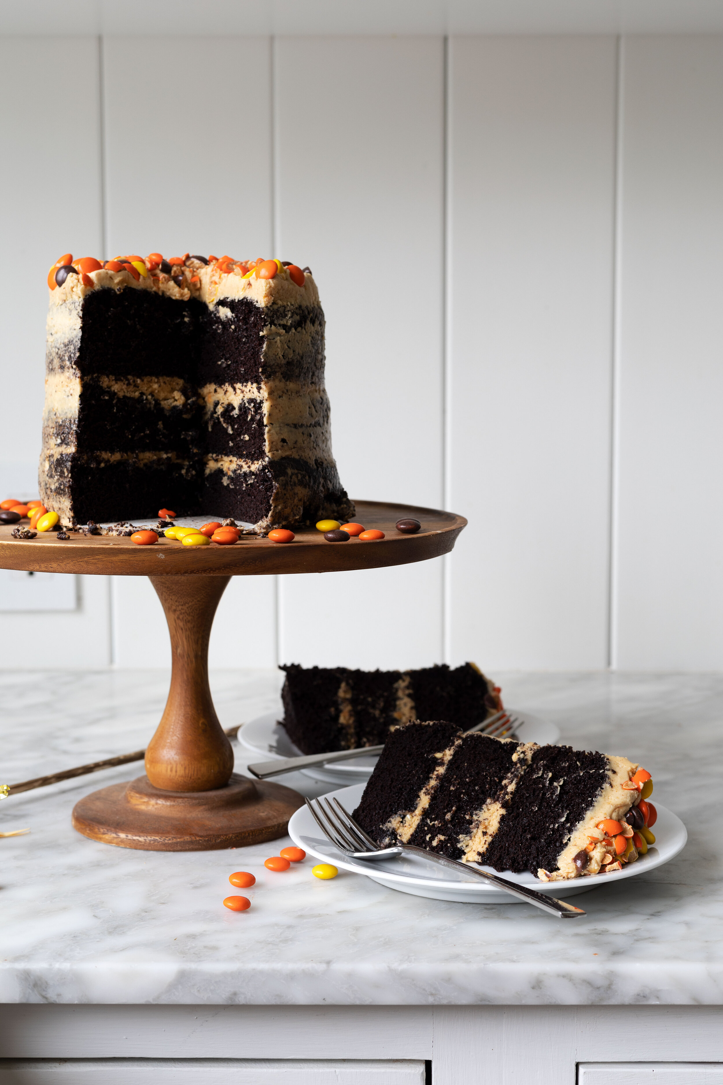 Chocolate Peanut Butter Cake — The Grit and Polish