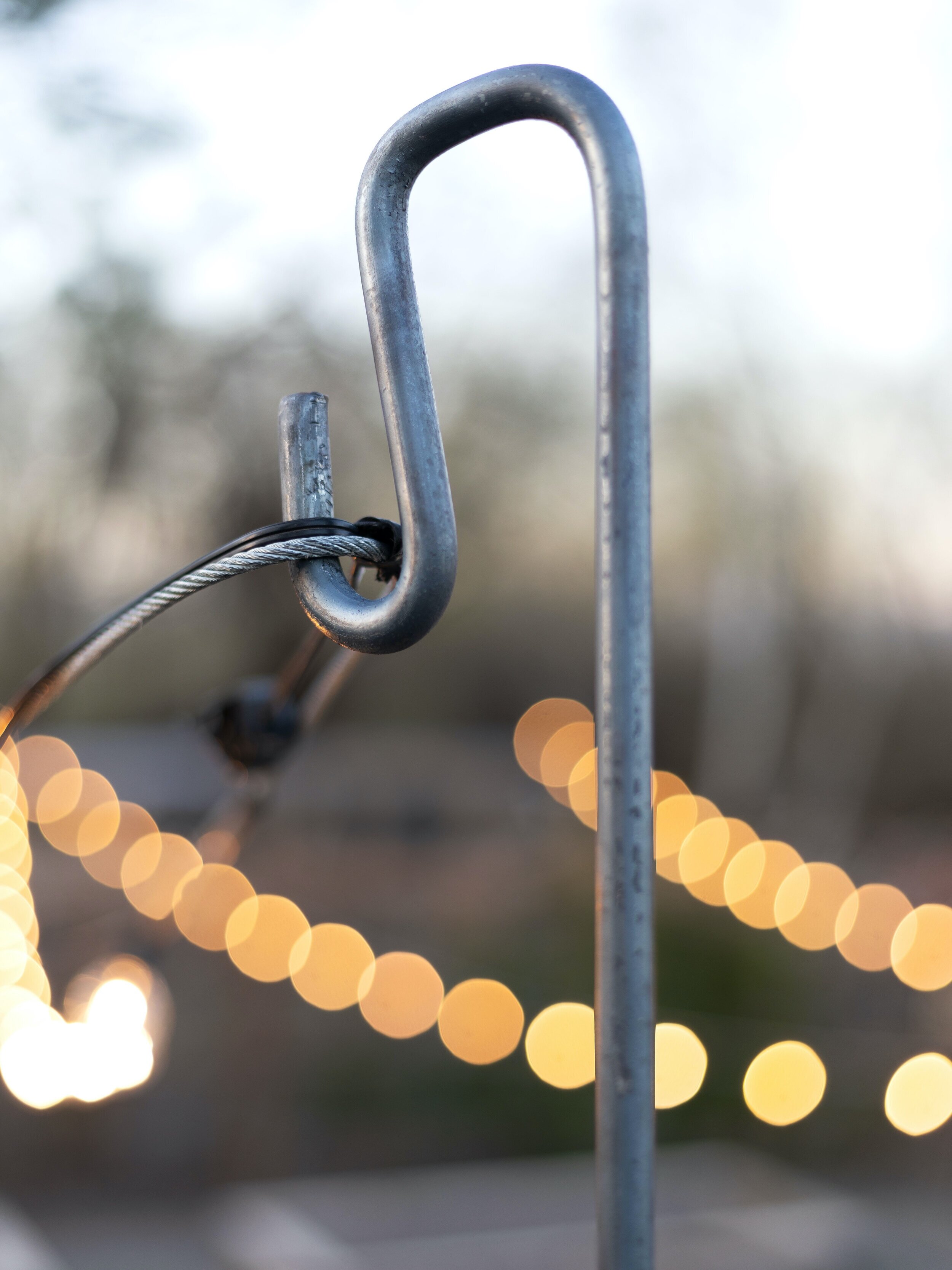 DIY Metal String Light Hook — The Grit and Polish