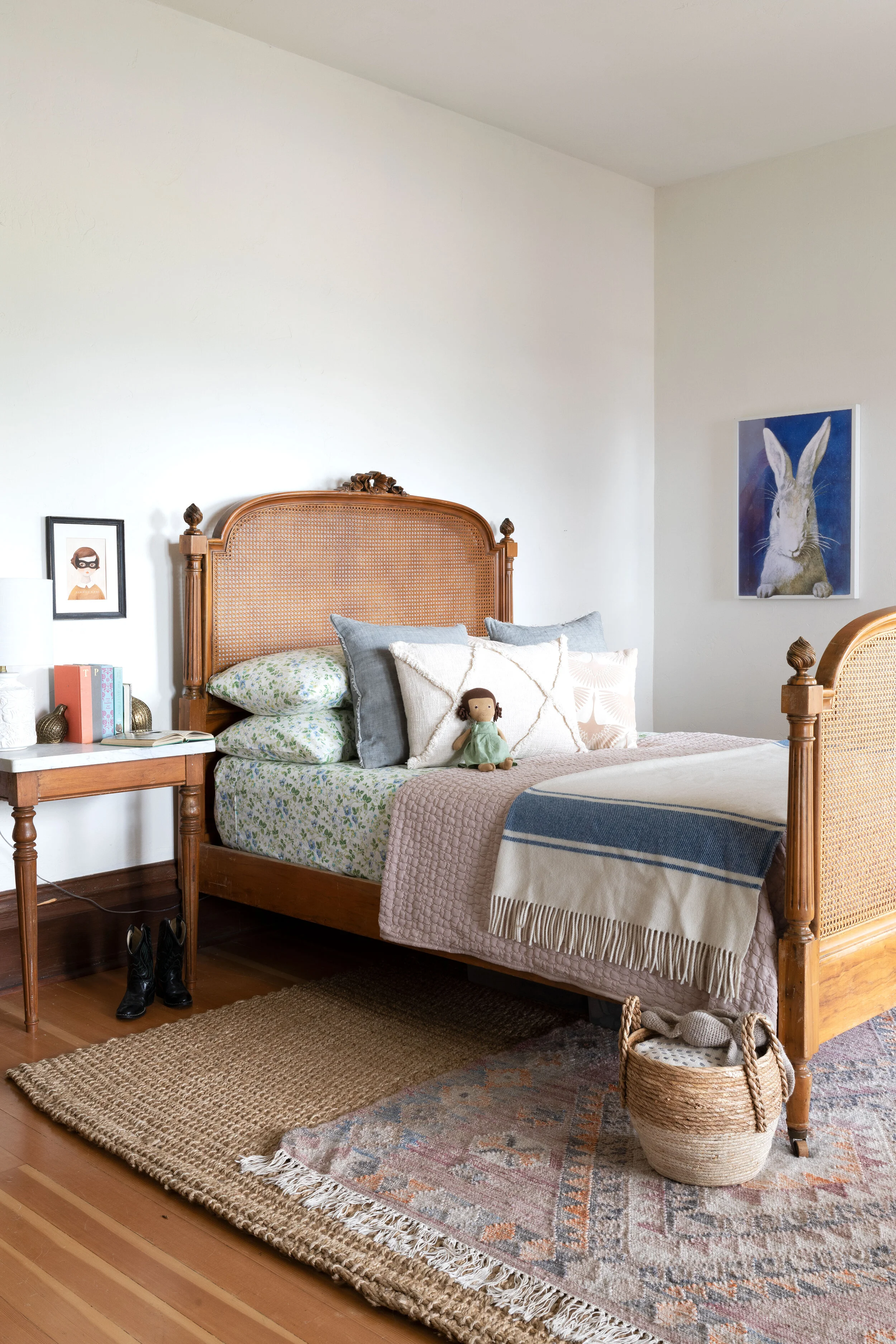 Cozy and Florals for Daphne's Bed — The Grit and Polish