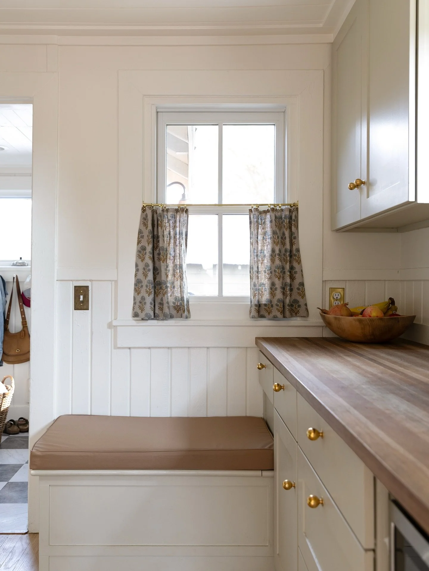 When my sister spotted our kitchen caf&eacute; curtains in the background of a FaceTime call recently, she immediately texted me a link to a look-a-like set she&rsquo;d been eyeing - for $400 a pair. Eeek! I laughed and told her ours were handmade (t