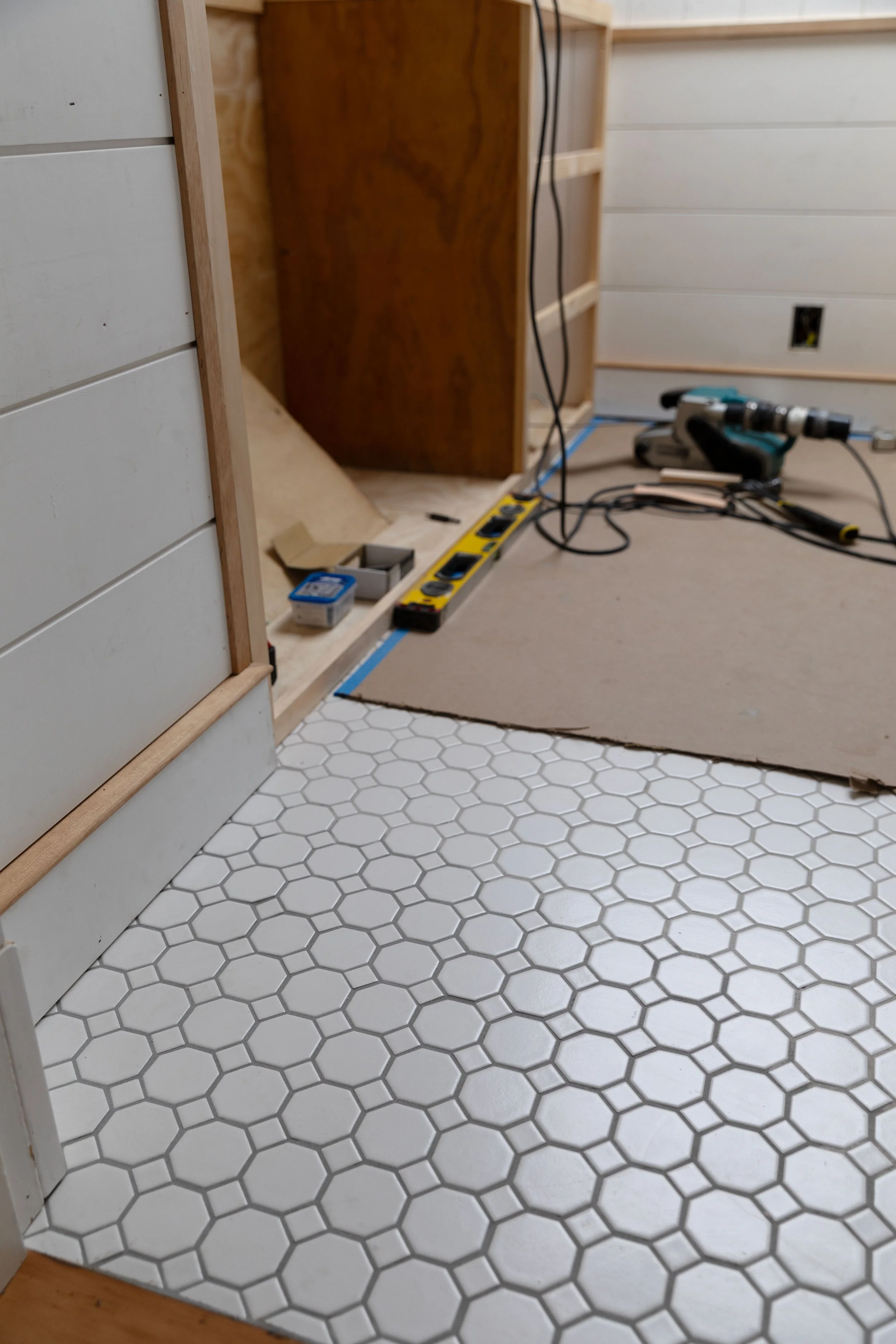 A Hard Lesson in Epoxy Grout Color Variation at the Hill House (and How to Avoid It!)