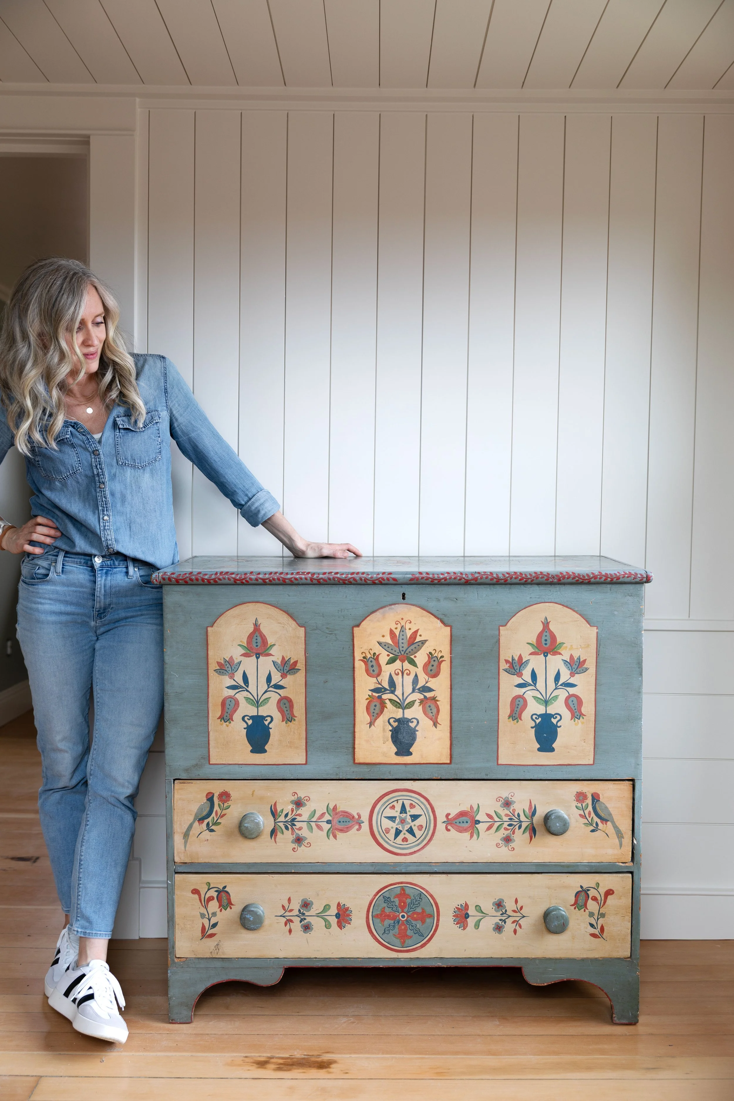 The Return of Hand-Painted Interiors (And the Vintage Dresser That Started It for Us!