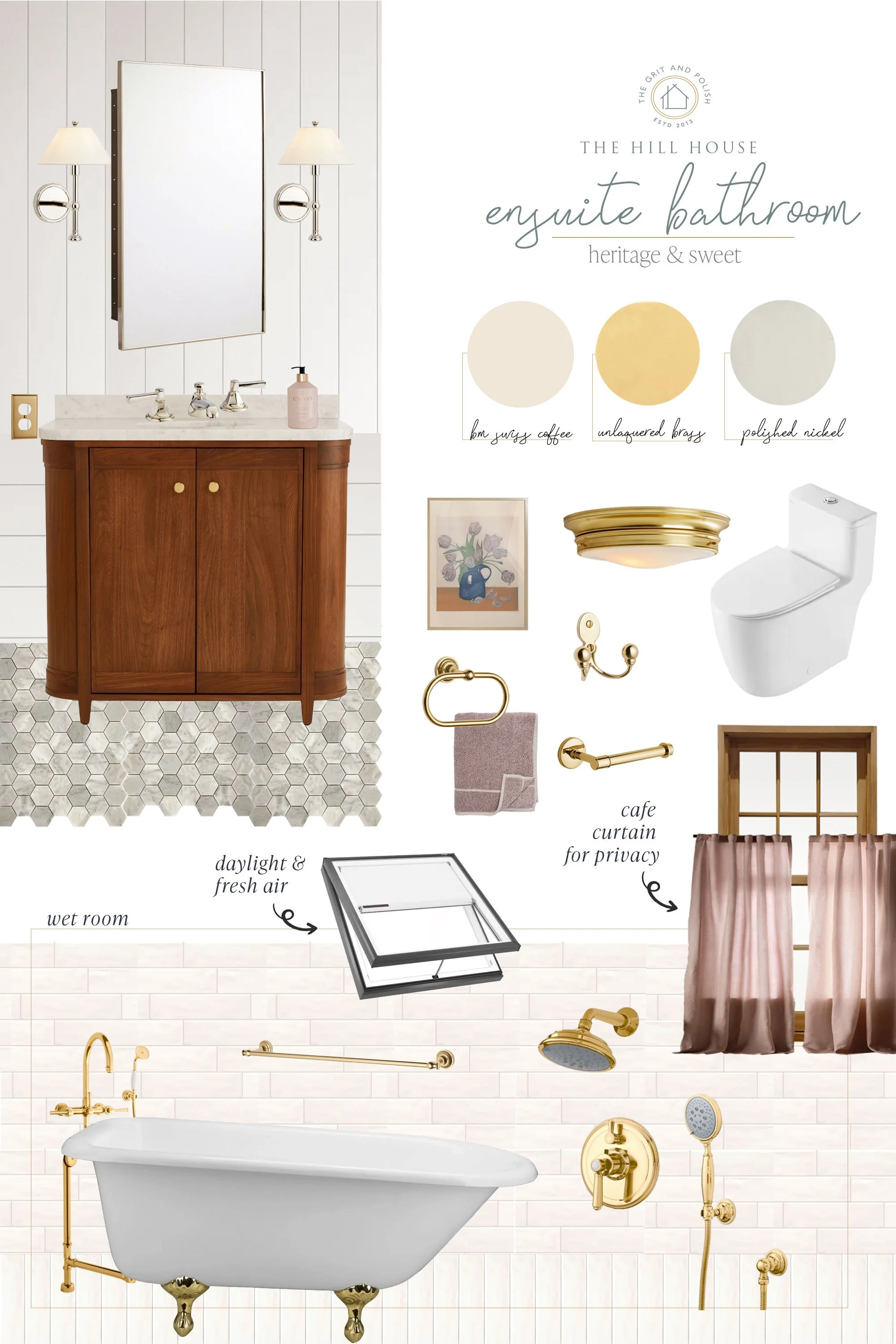 Our Hill House Upstairs Ensuite Bathroom Plans