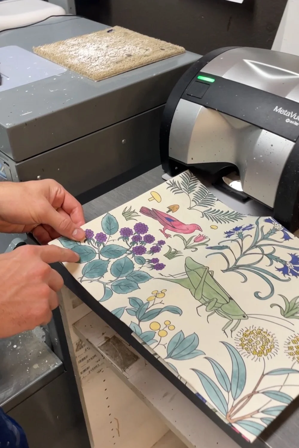 The Best Way to Color Match Paint to Wallpaper (or any other surface