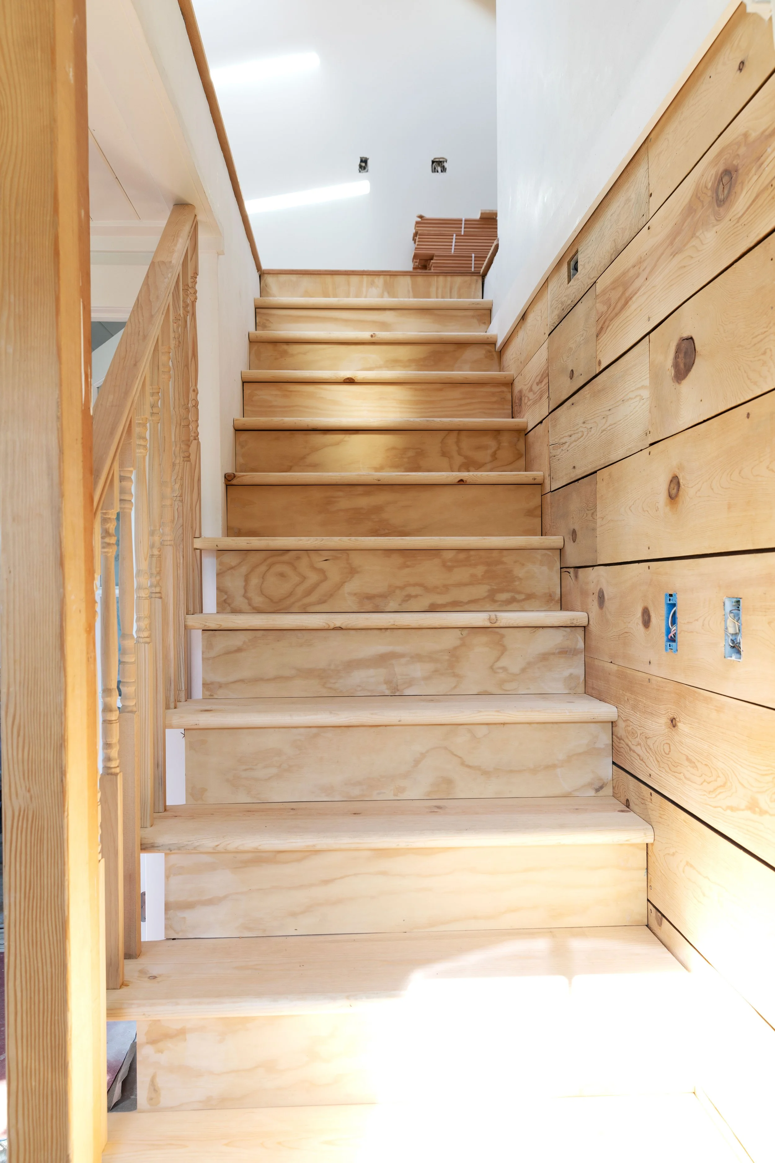 Image showcasing Inspiration for a Painted Staircase (+ Poplar Progress) — The Grit and ...