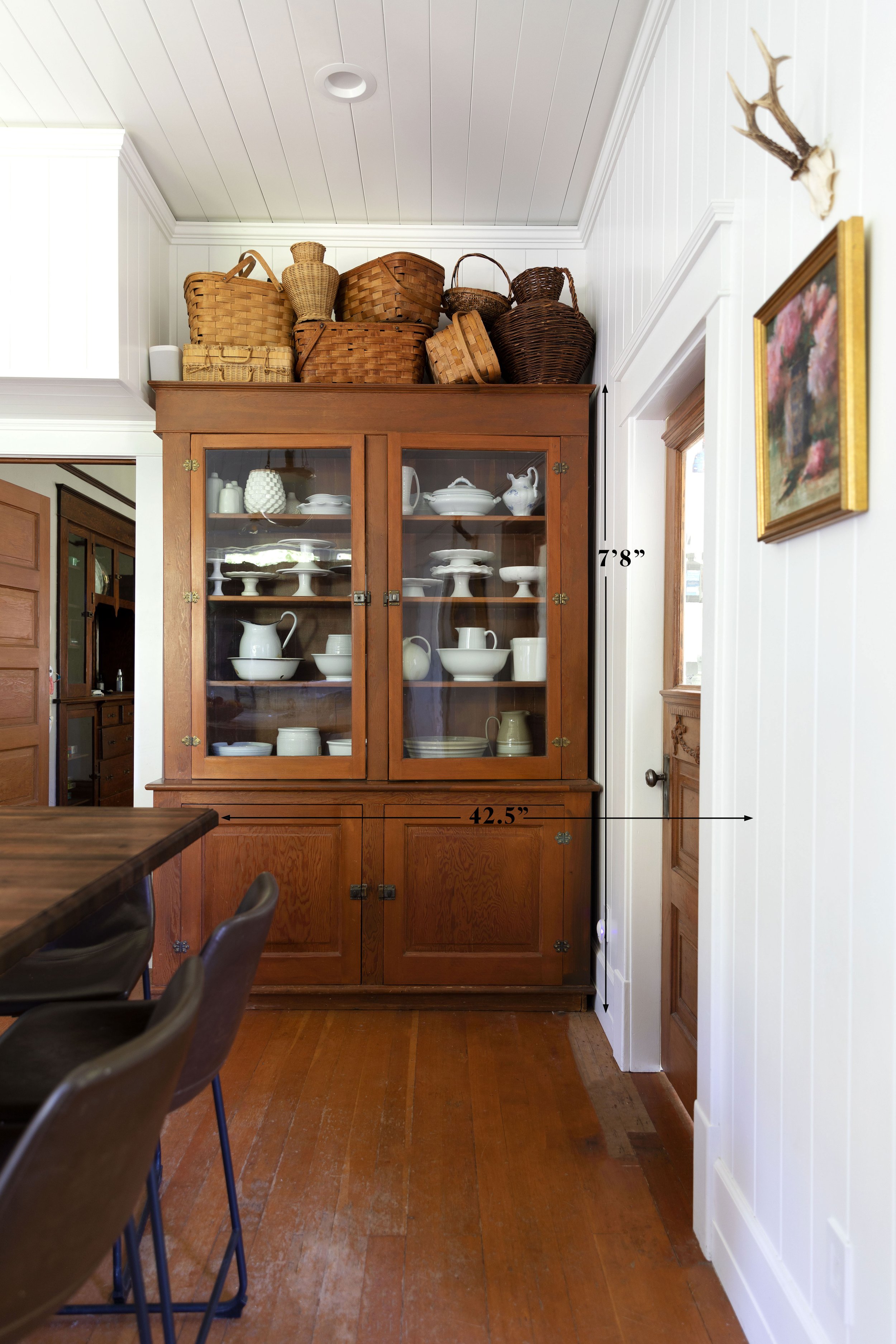 Farmhouse Kitchen // Adding A Shelf Below Our Upper Cabinets (+ other  layouts we considered) — The Grit and Polish