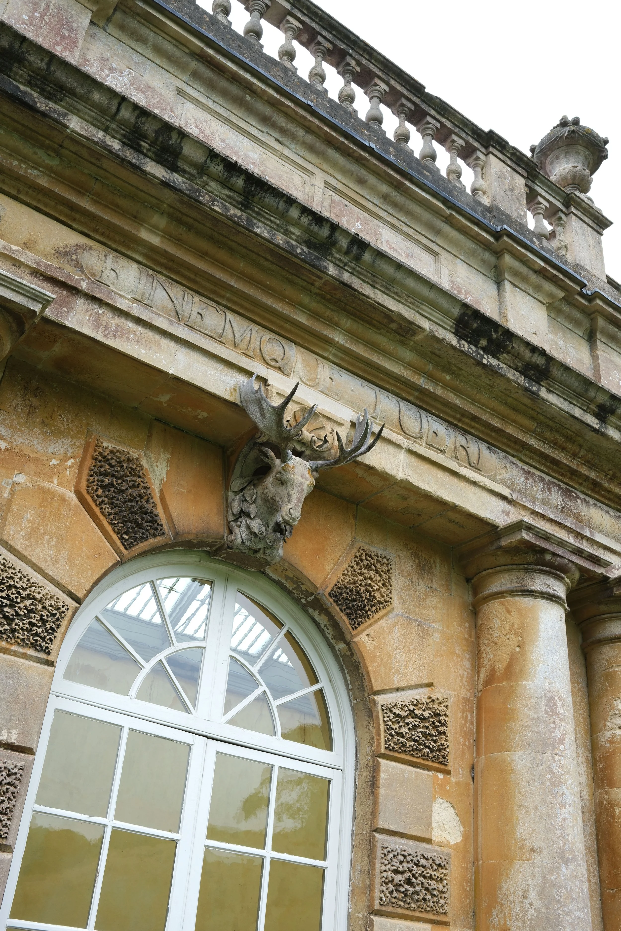The handsome Dyrham Park manor house near the Cotswold Way