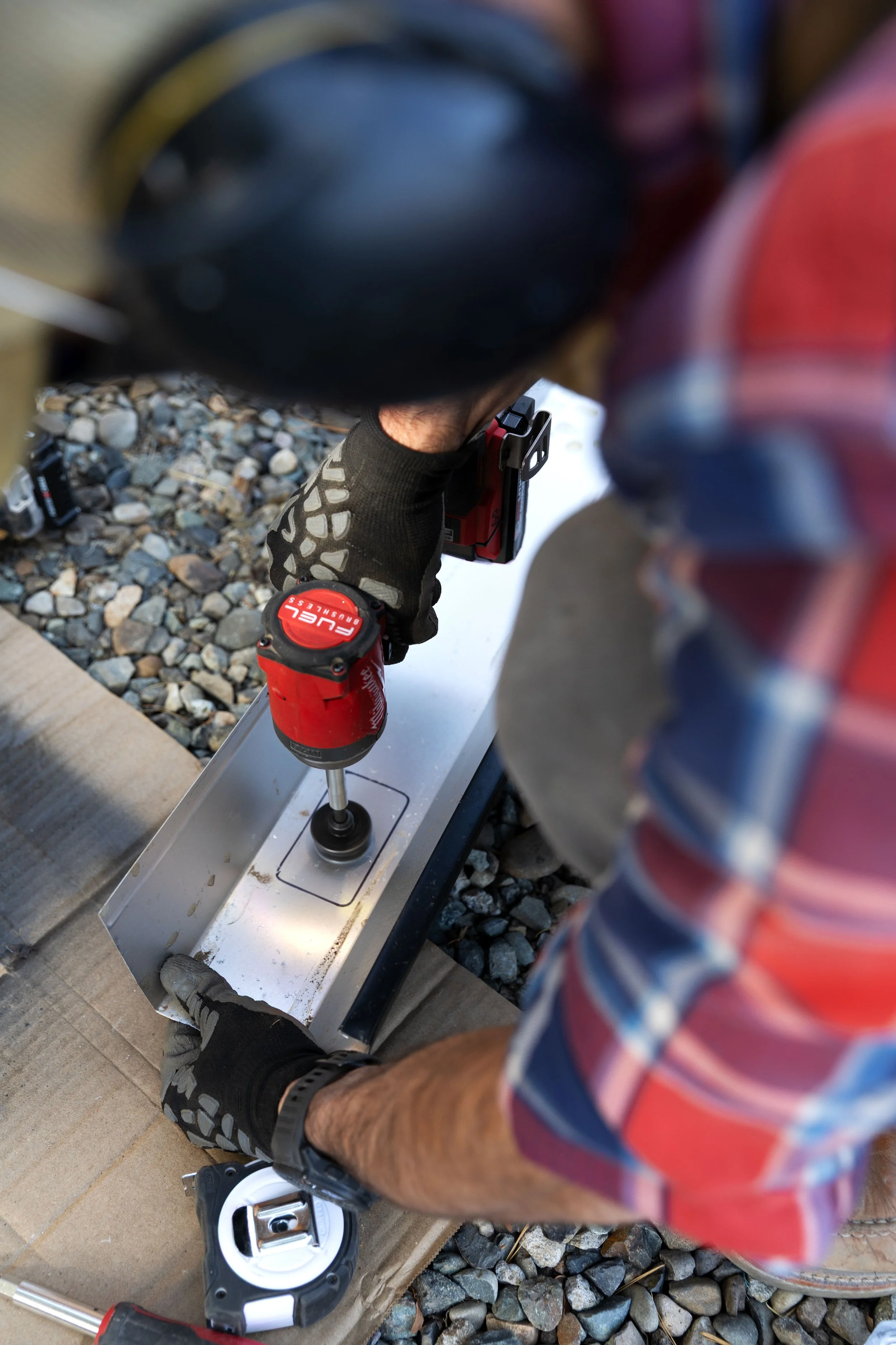 How to install gutters yourself — step-by-step black aluminum gutter guide