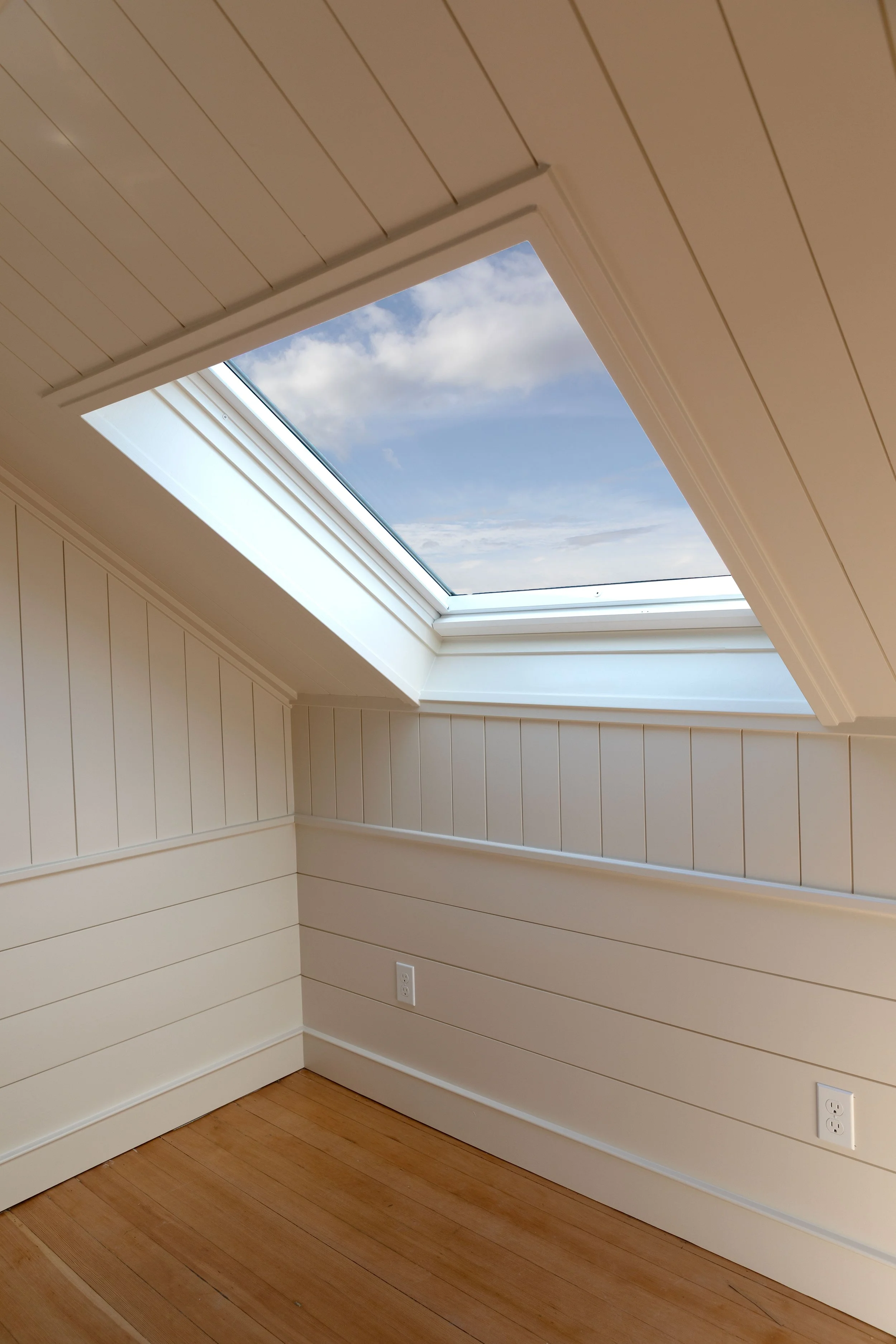 All about the new VELUX skylights we installed at the Hill House