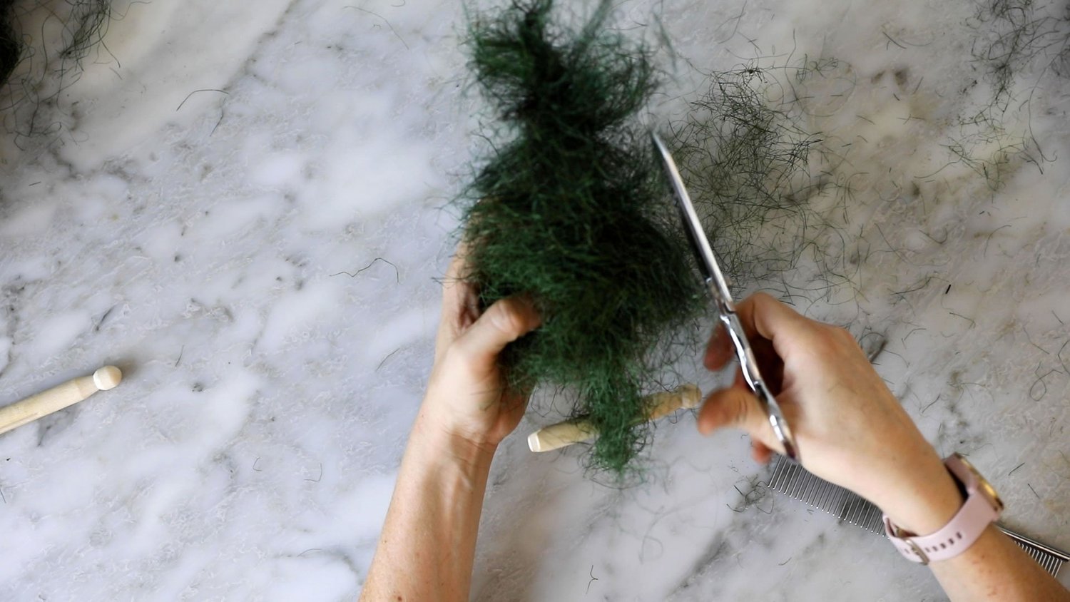 Holiday Crafting Sisal Bottle Brush Trees — The Grit and Polish