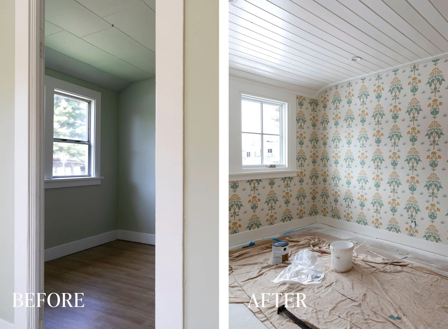 The Planking we Use to Hide Ugly Ceilings — The Grit and Polish