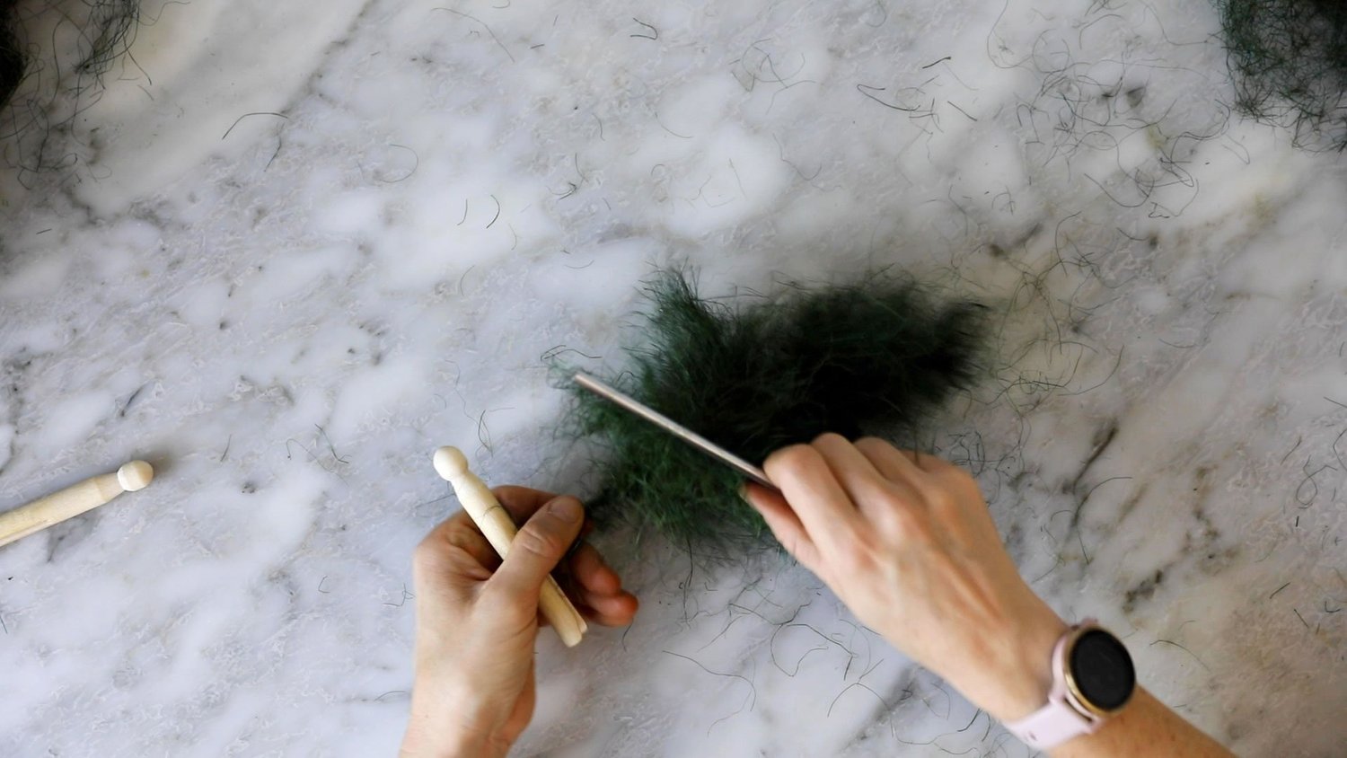 Holiday Crafting Sisal Bottle Brush Trees — The Grit and Polish