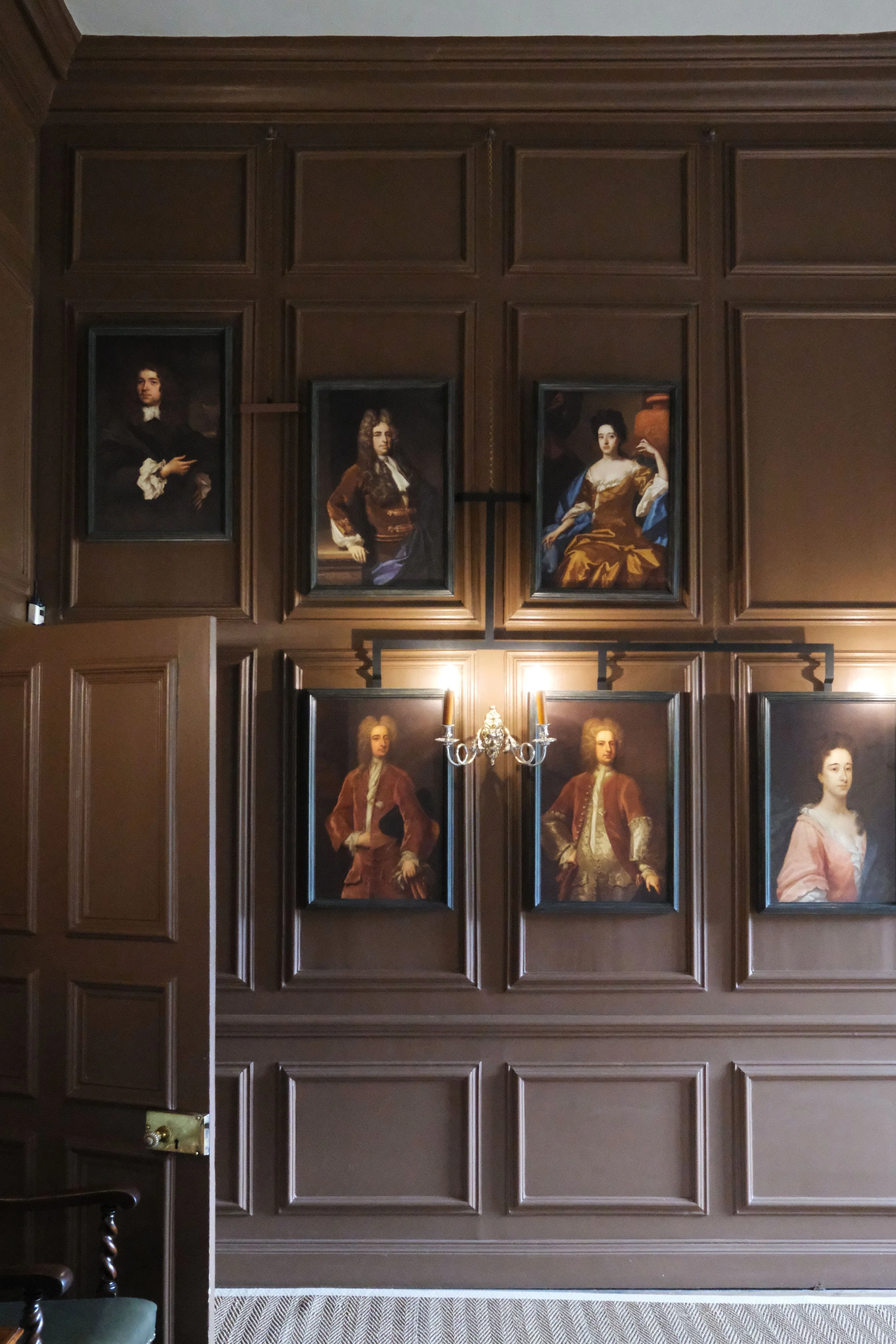 The Dyrham Park manor house portraits near the Cotswold Way
