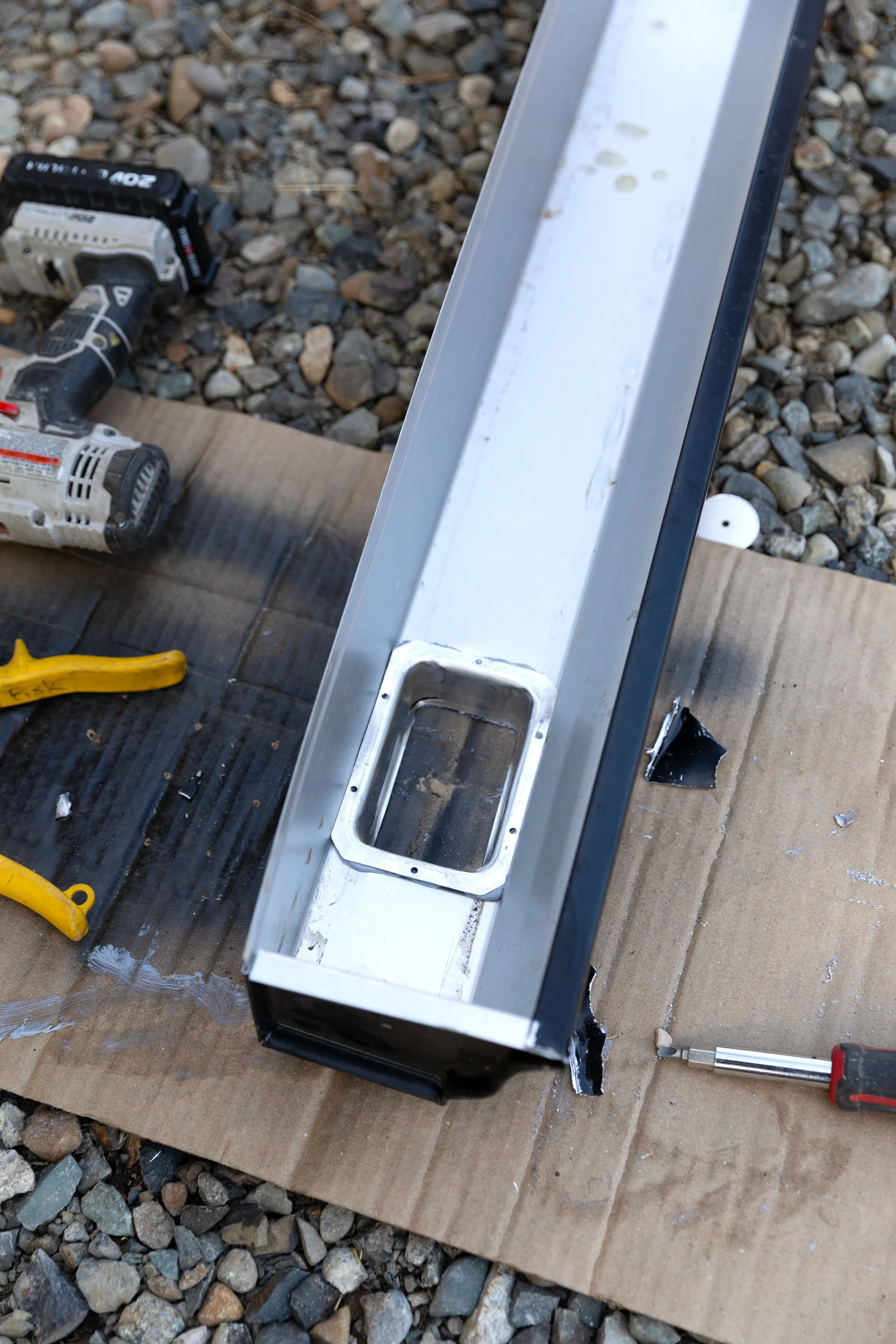 How to install gutters yourself — step-by-step black aluminum gutter guide