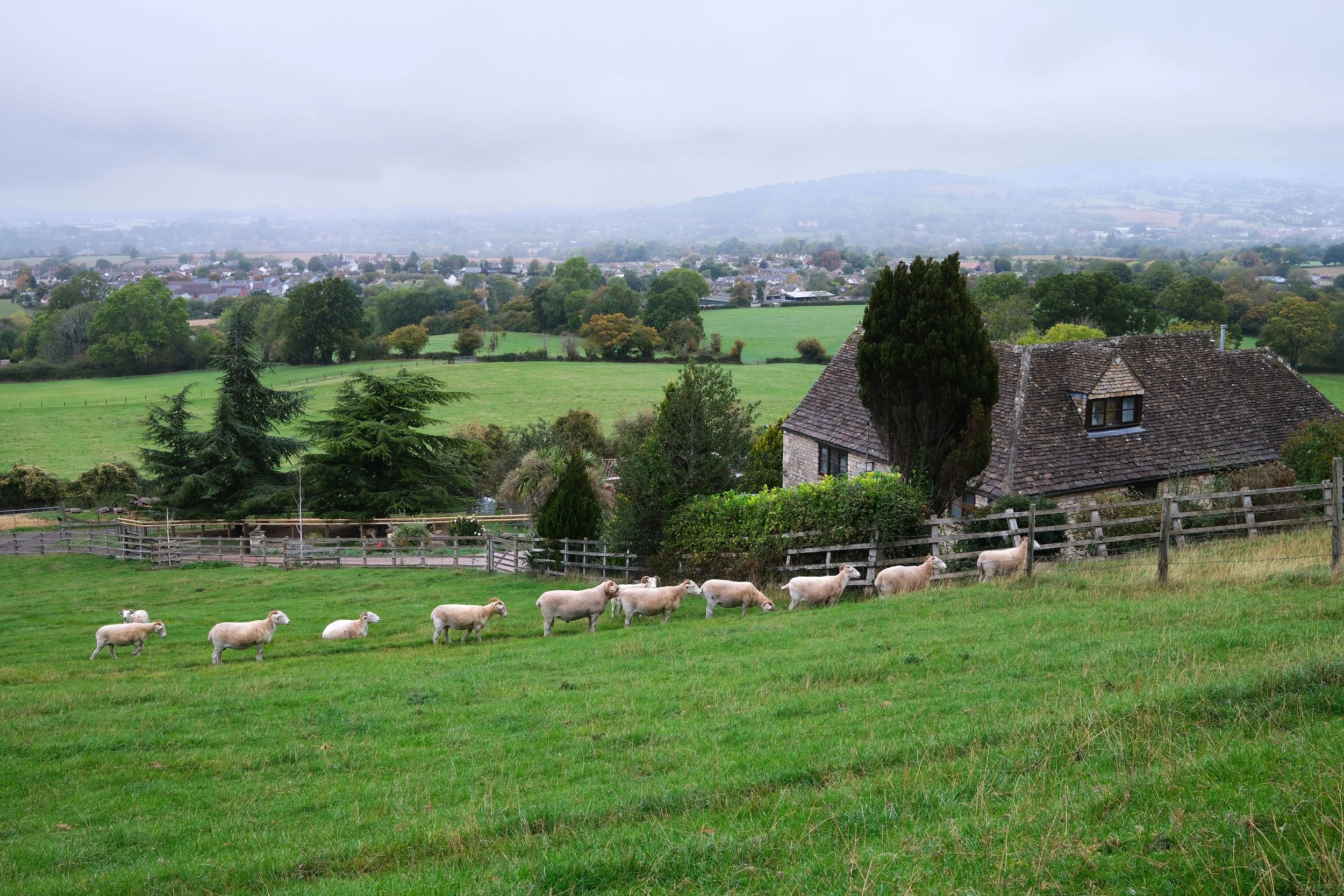 Historic buildings along the Cotswold Way