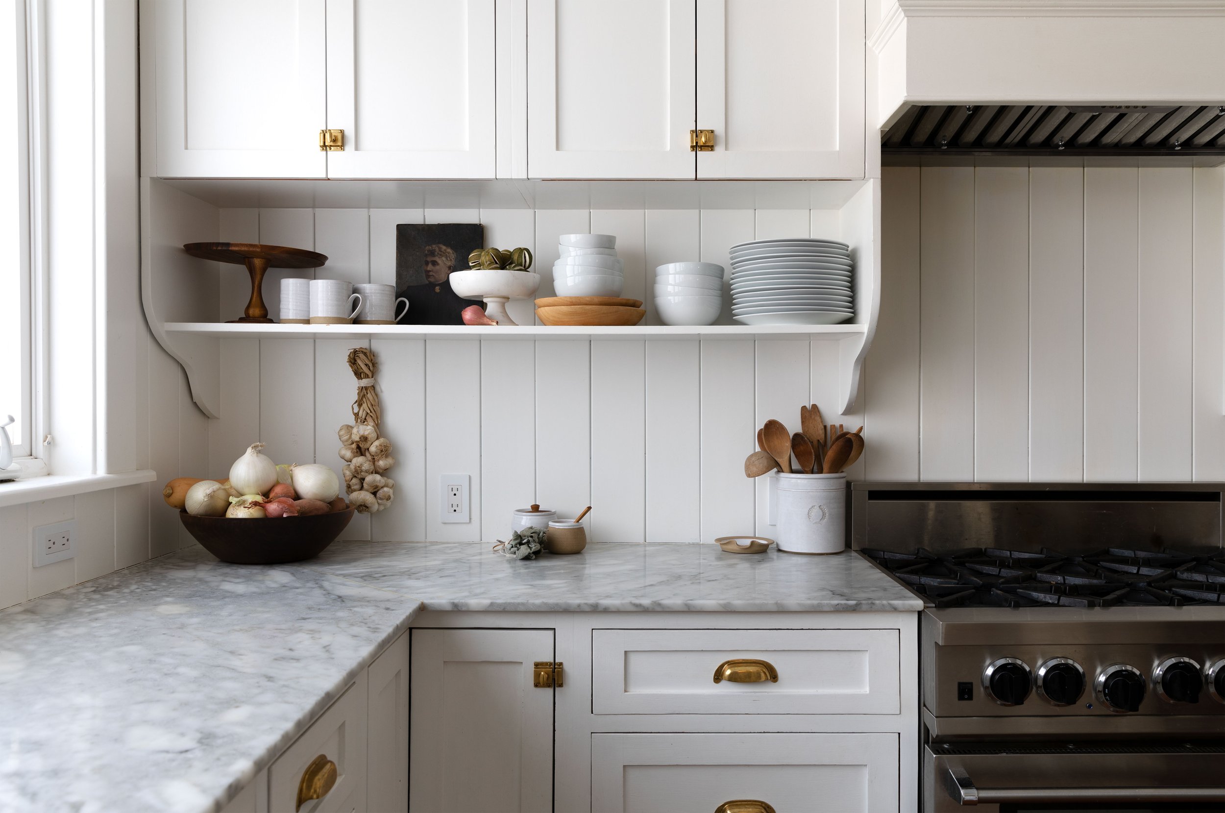 Kitchen Envy - A lovely example of a V groove panel