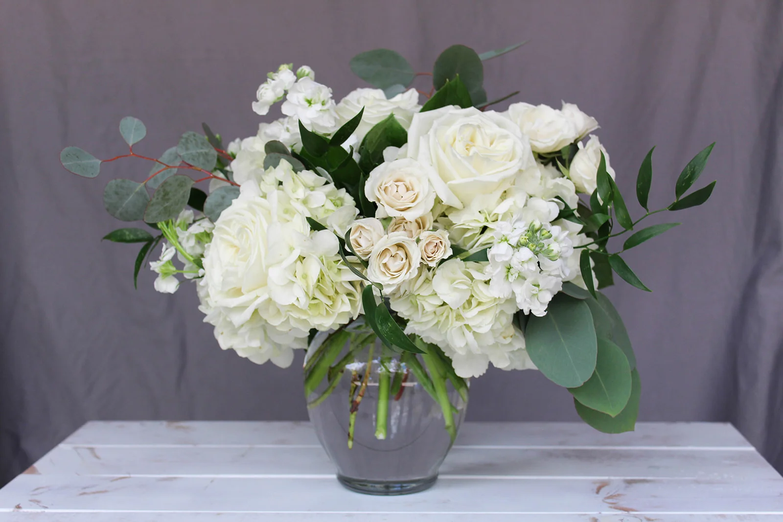 Centerpiece-Glass Vase