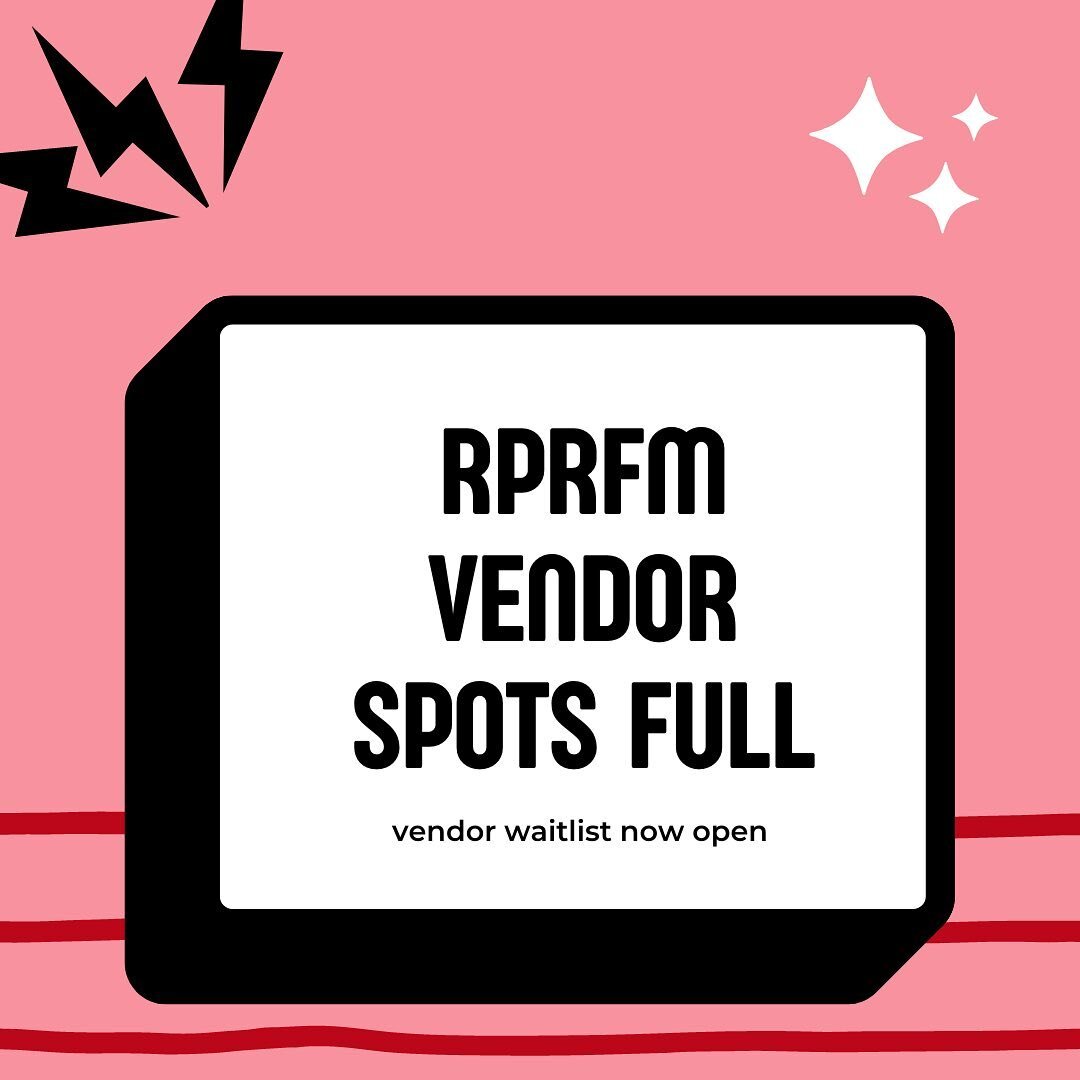 Umm, over 100 of you filled out the app in just a little over 24hrs from the time we opened the vendor form. 😳😳😳 

Yall are simply amazing. Our vendor waitlist is now open! So jump on it if you missed round one. 

This Friday we&rsquo;re headed ov
