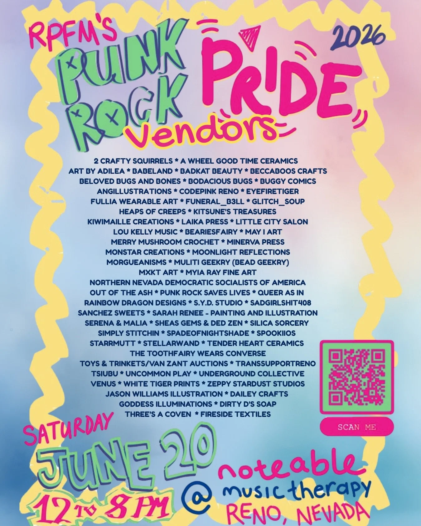 It&rsquo;s vendor time! 🤘 Shop small and connect with all of the awesome orgs &amp; groups that make Reno so rad! ✨