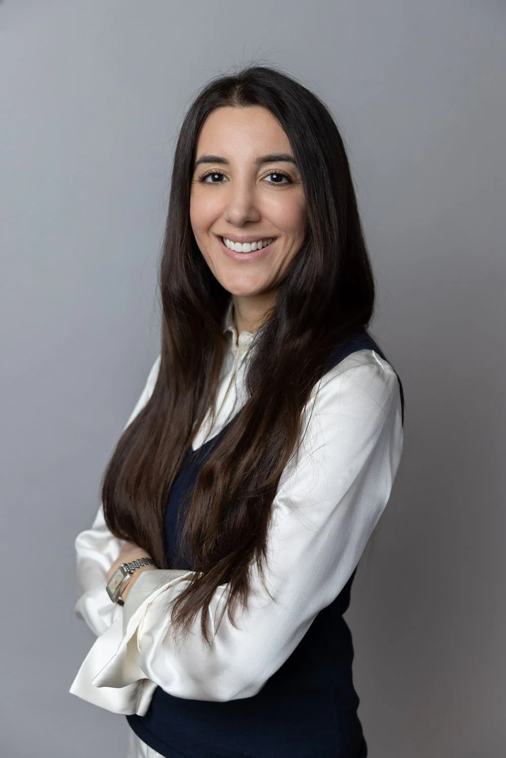 Professional LinkedIn headshot of business professional photographed in London