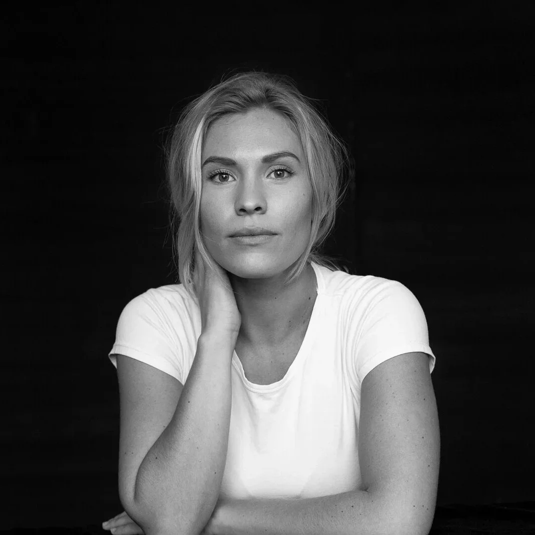 Corporate headshot photographer London black and white natural portrait of business owner