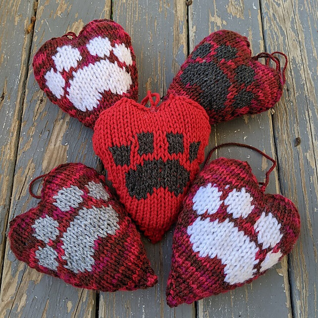 Paw Print Heart by Stana D. Sortor