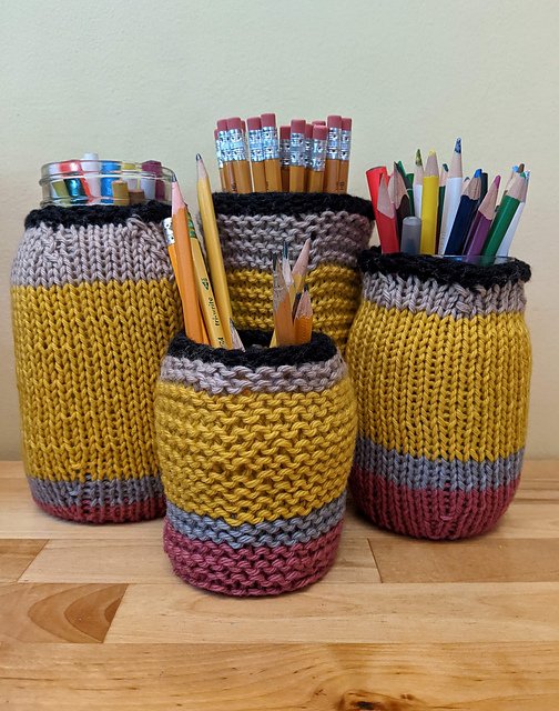  Pencil Jar Cozy by Stana D. Sortor 